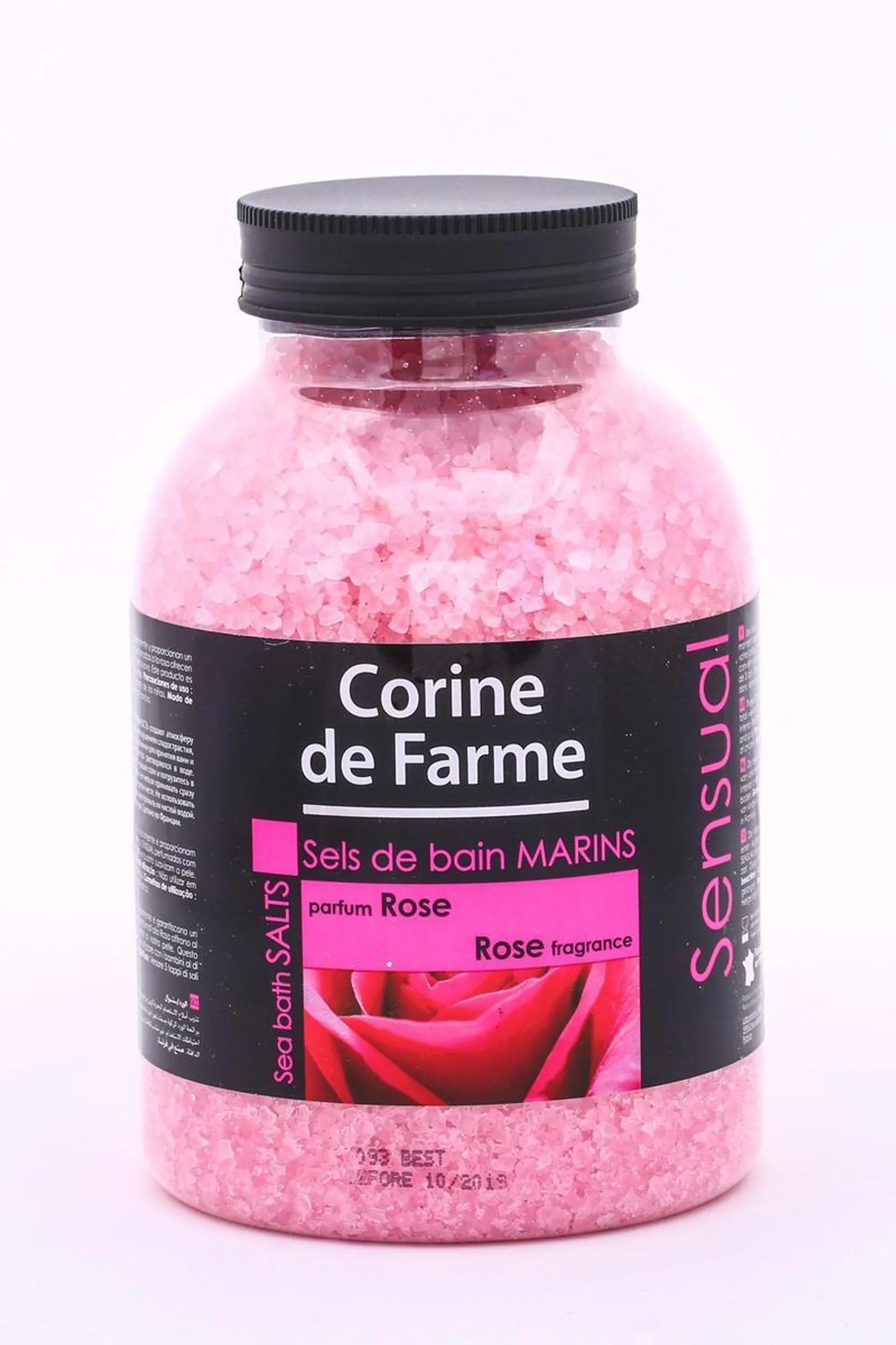 Corine De Farme Bath Sea Salt Rose 1.3kg