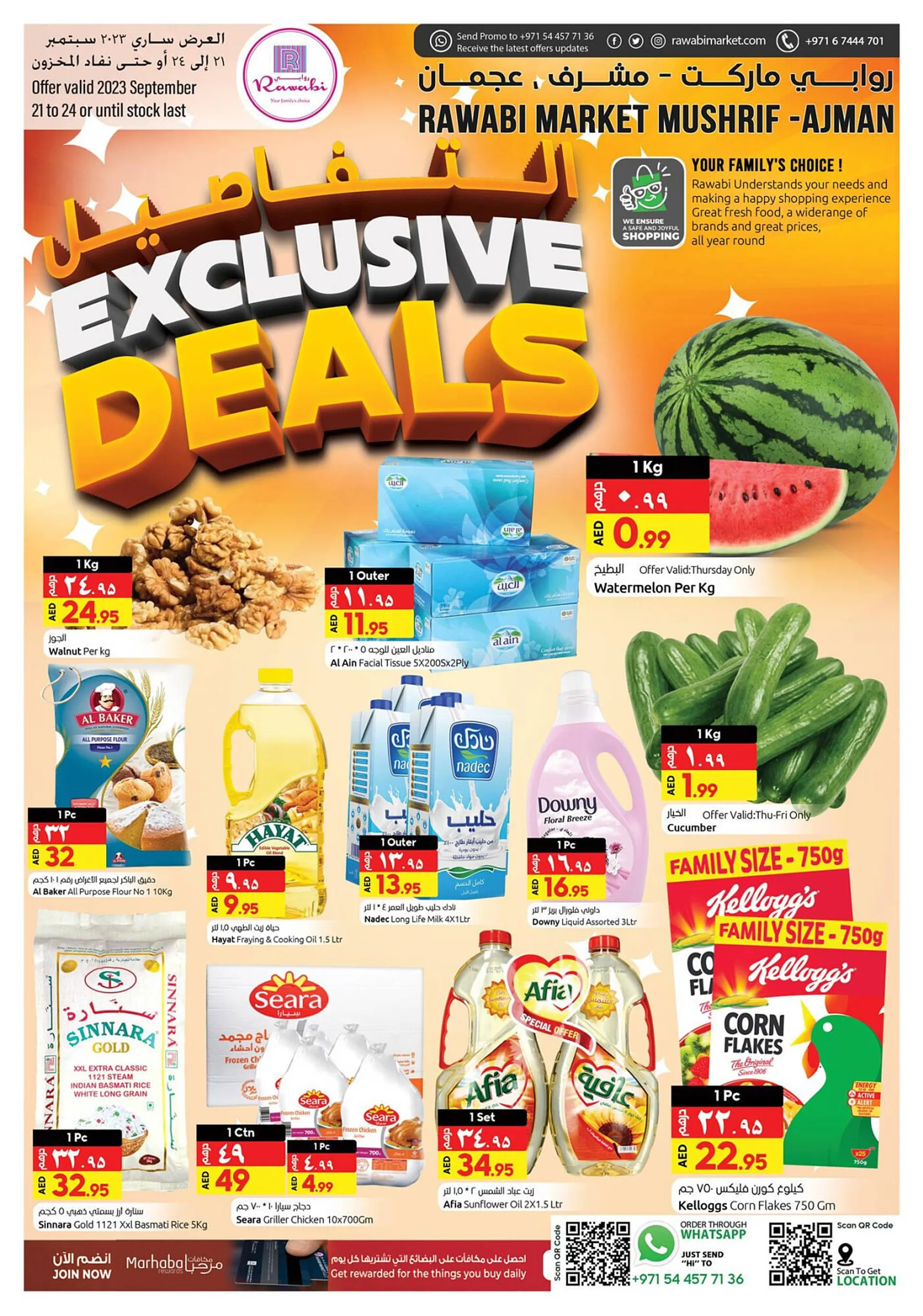 Rawabi Market catalogue from 21 September to 24 September 2023 - Offers page 1