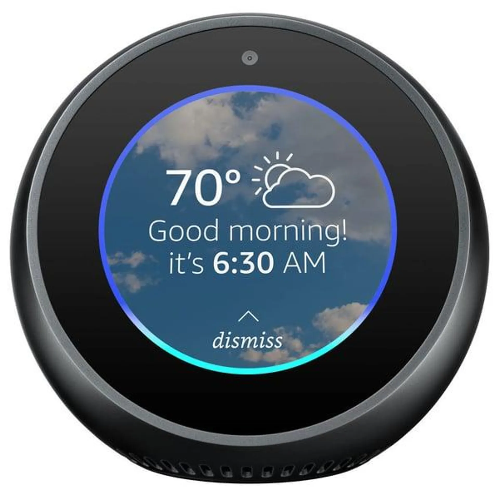 Amazon Echo Spot Smart Speaker With 2.5″ Display Screen (International Version)