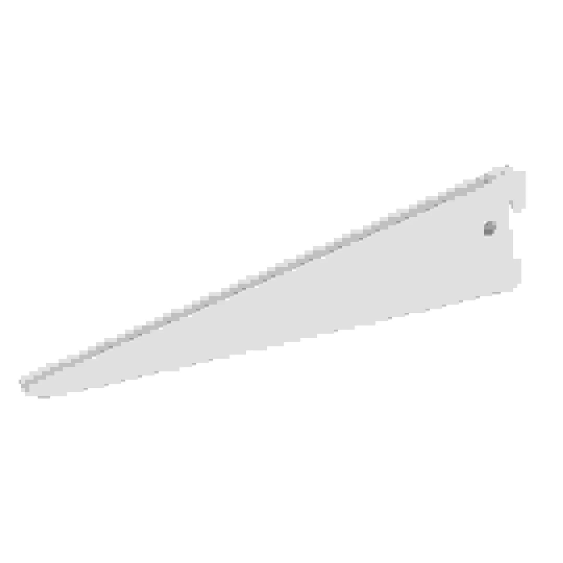 Form Twinny Steel Twin Slot Shelving Bracket (135 x 12 x 44 mm)