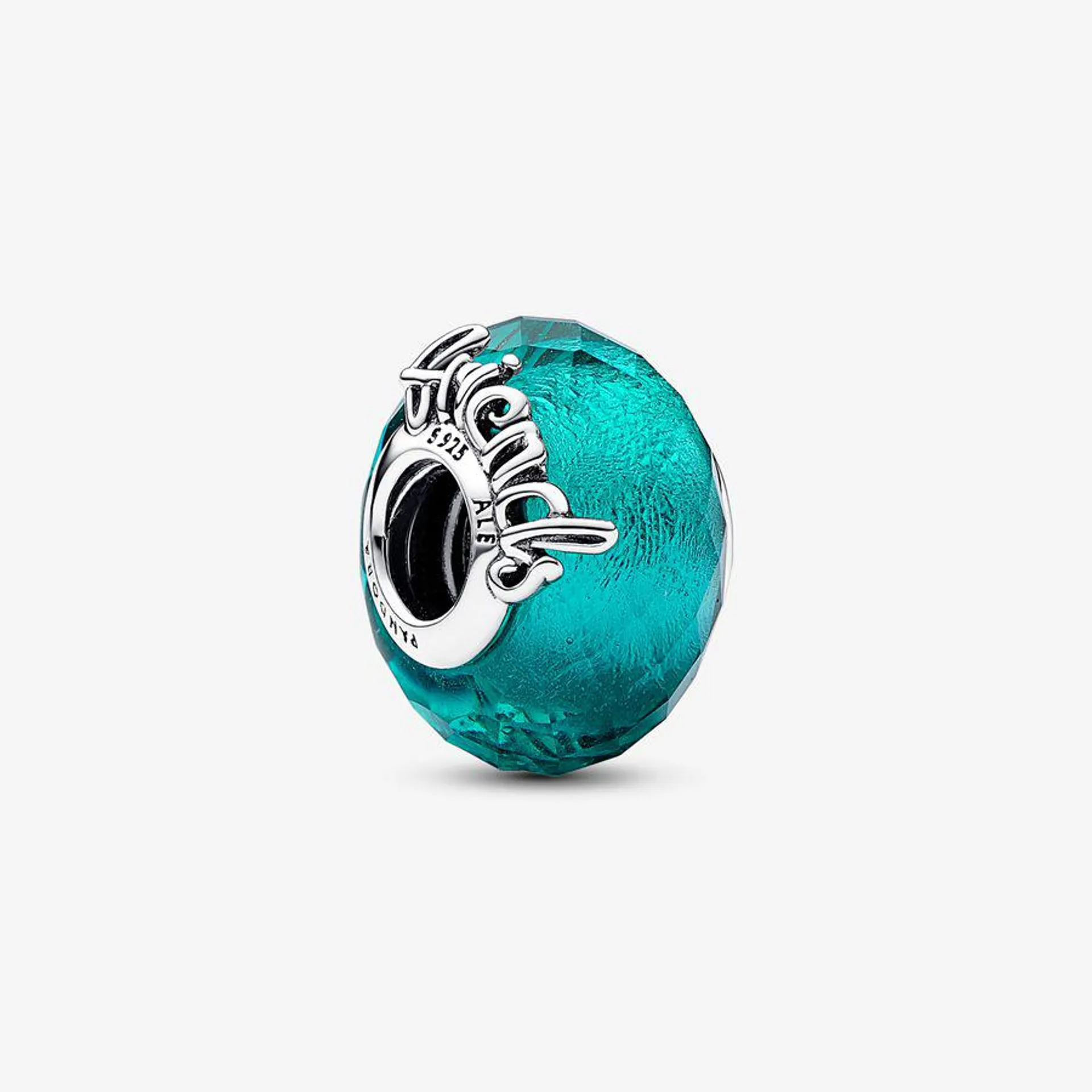 Faceted Murano Glass Friendship Charm