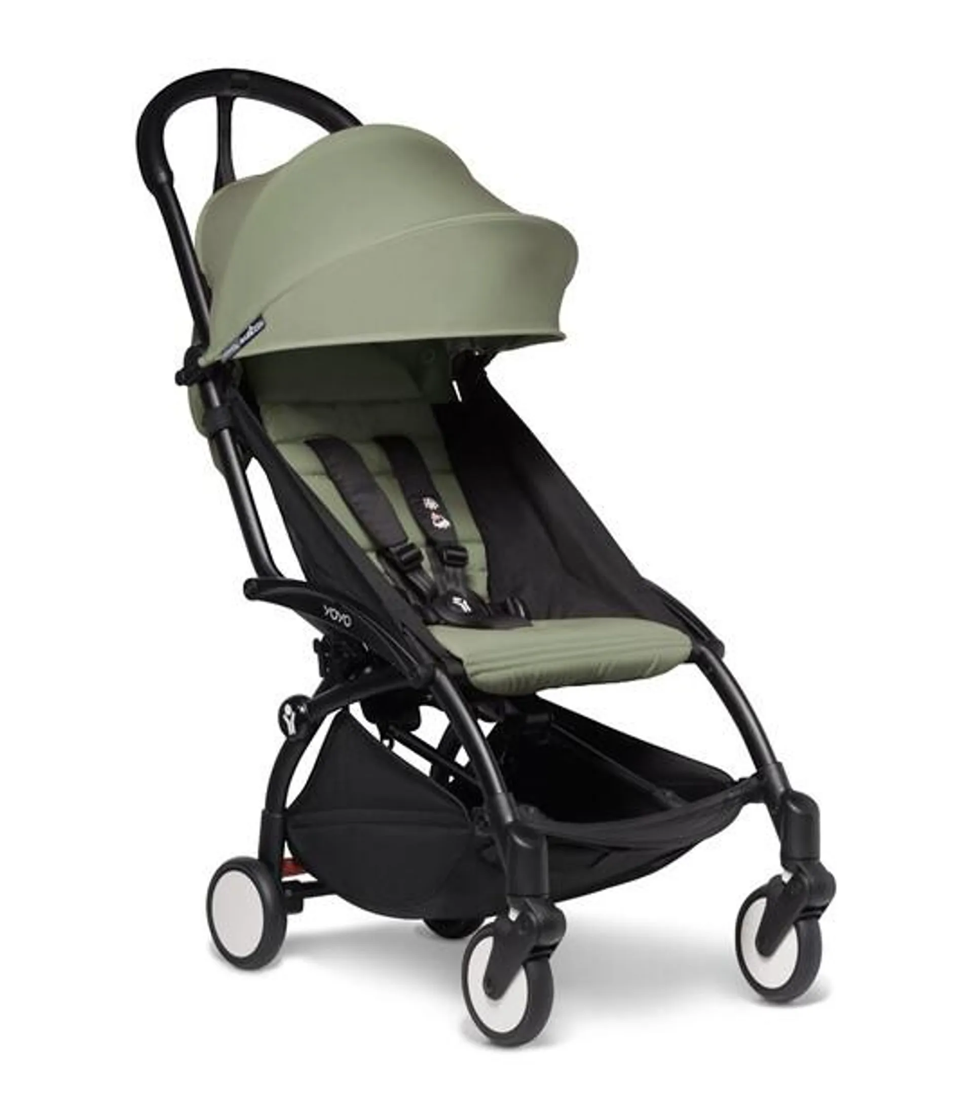 Babyzen YOYO2 Stroller Black Frame with Olive 6+ Color Pack