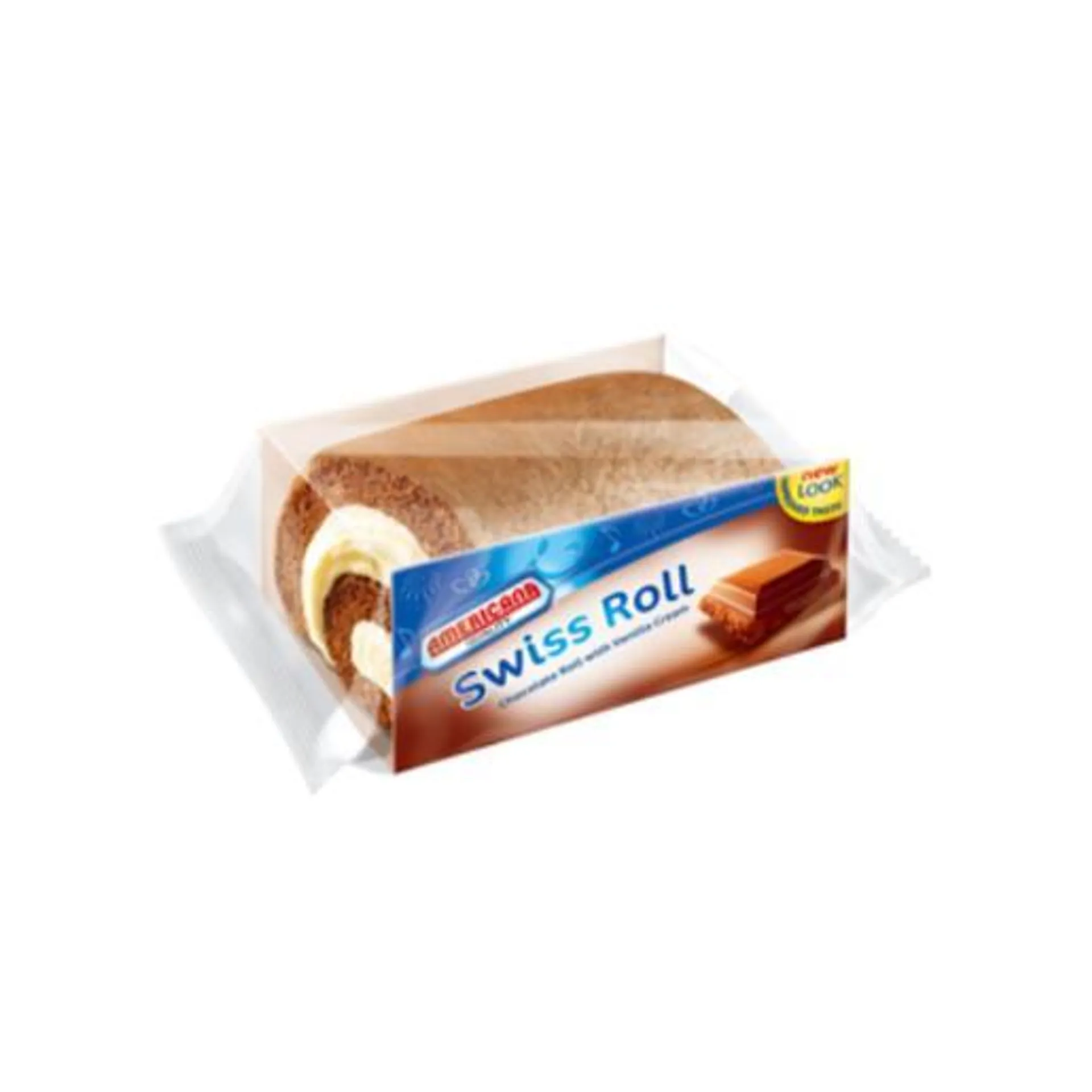 Americana Chocolate Swiss Roll 55gm 1 PC