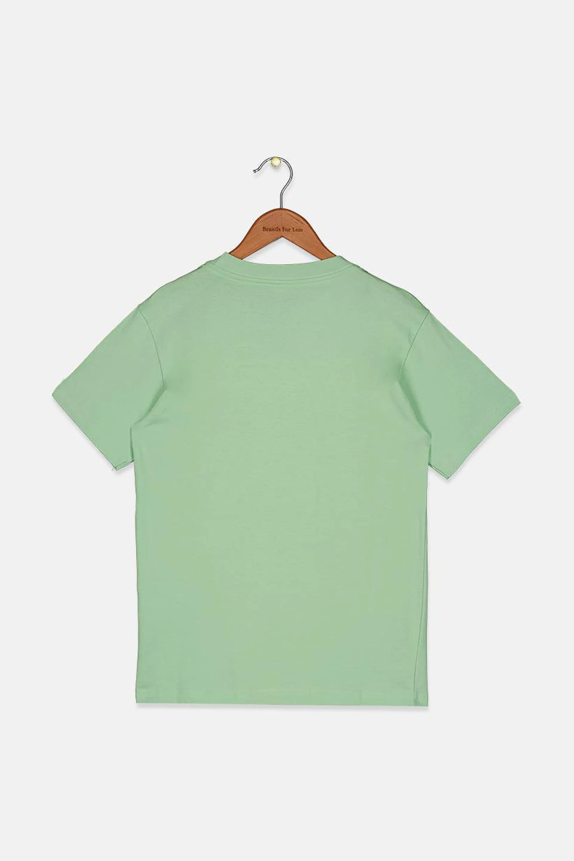 Kids Boy Crew Neck Short Sleeve Graphic T-shirt, Green