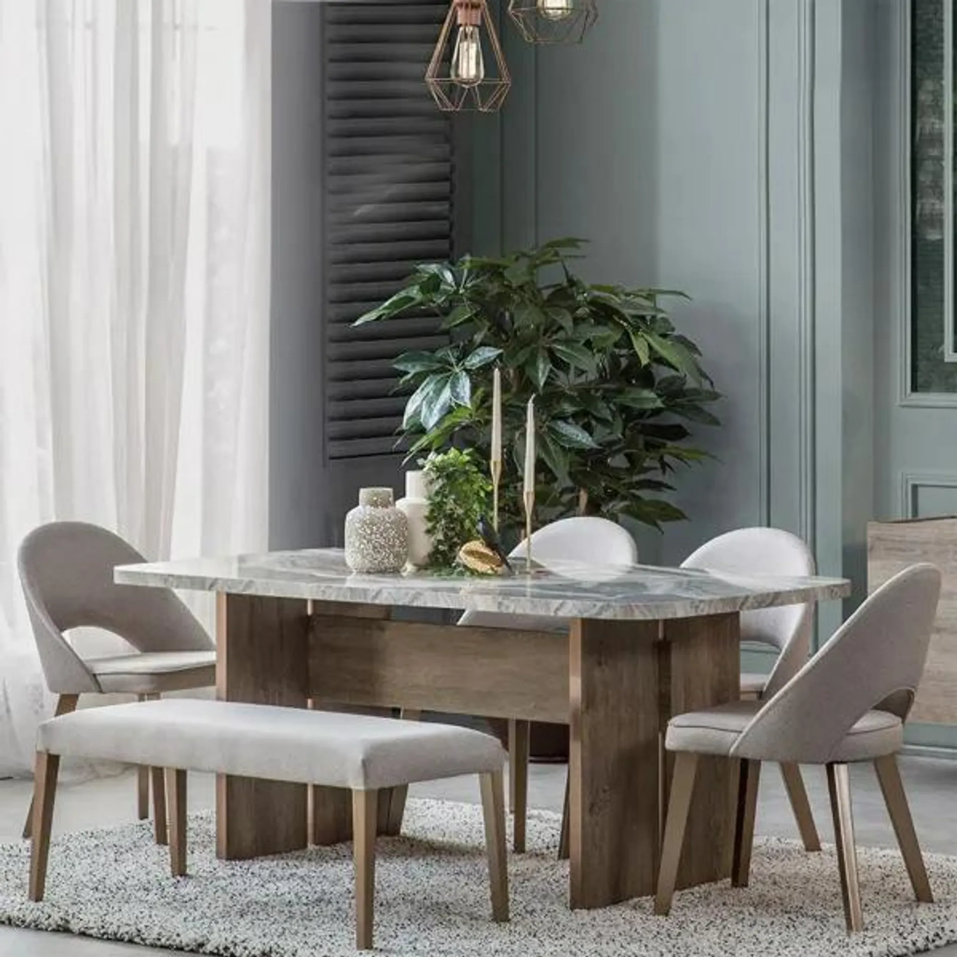 Luzzi 6 Pcs. Dining Set