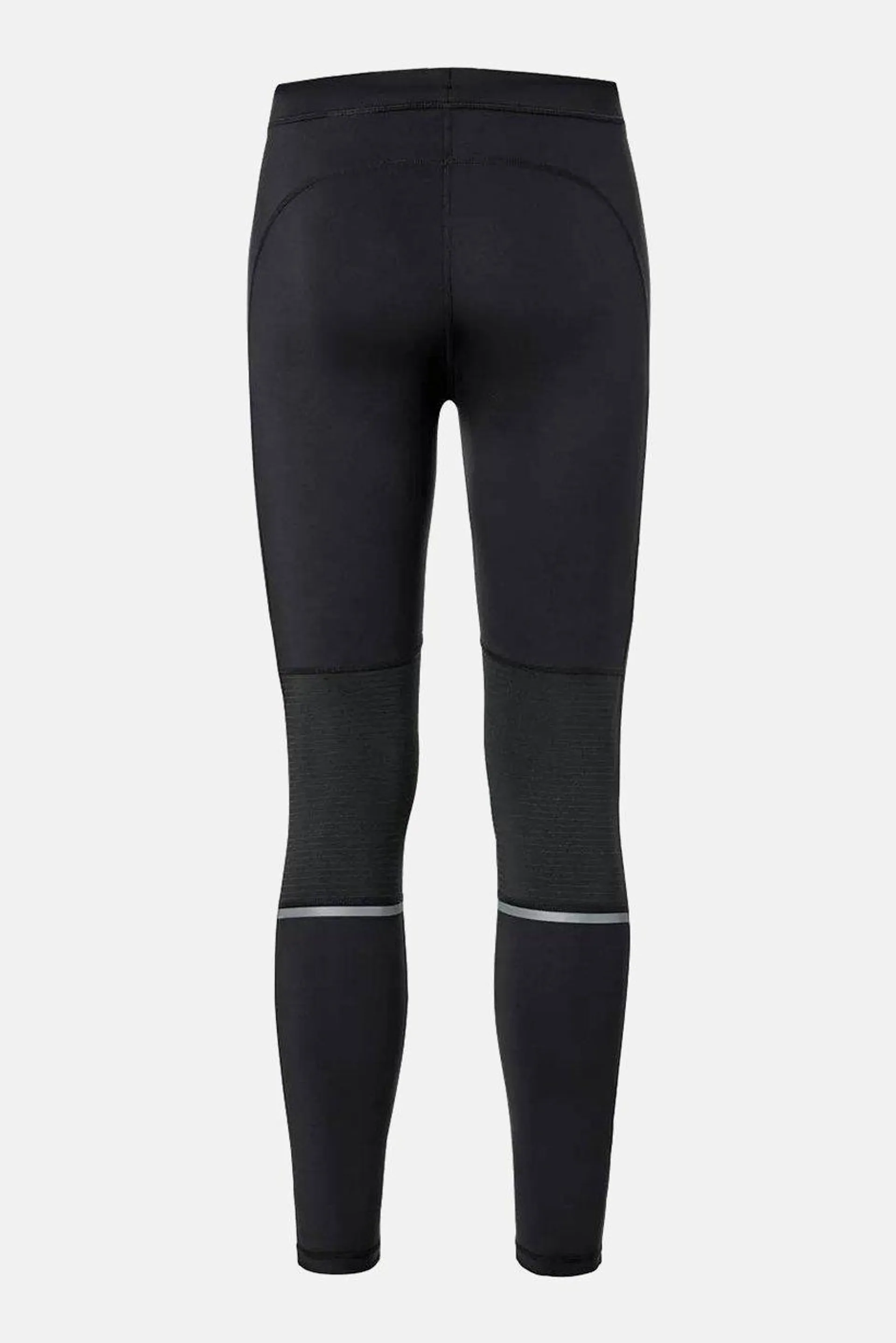 Men Sportswear Fit Solid Training Thermal Tights, Black