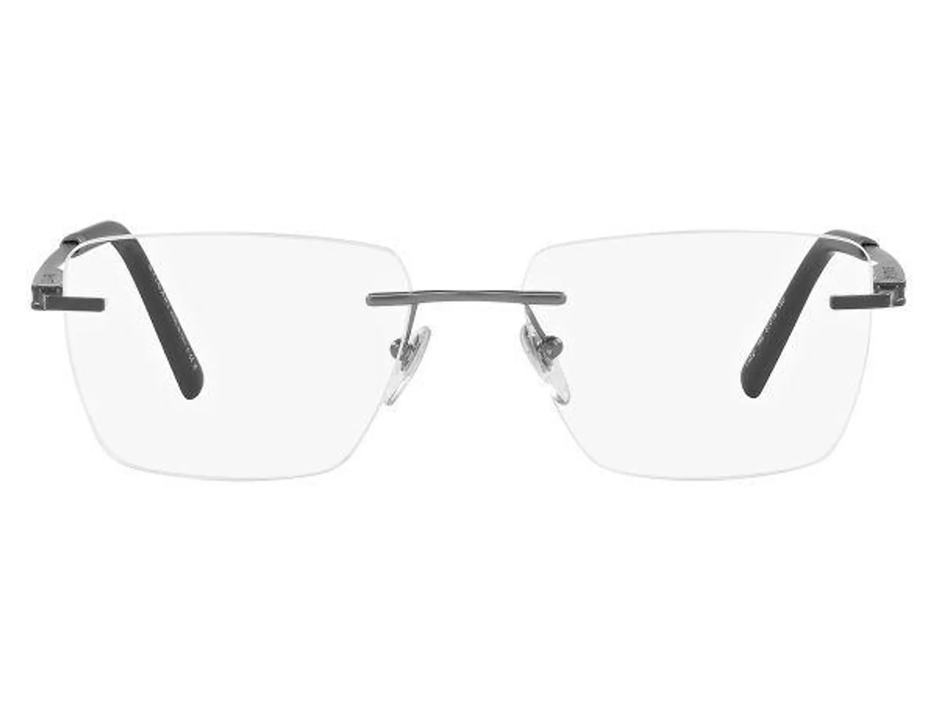 Matte Gunmetal Rimless Frame