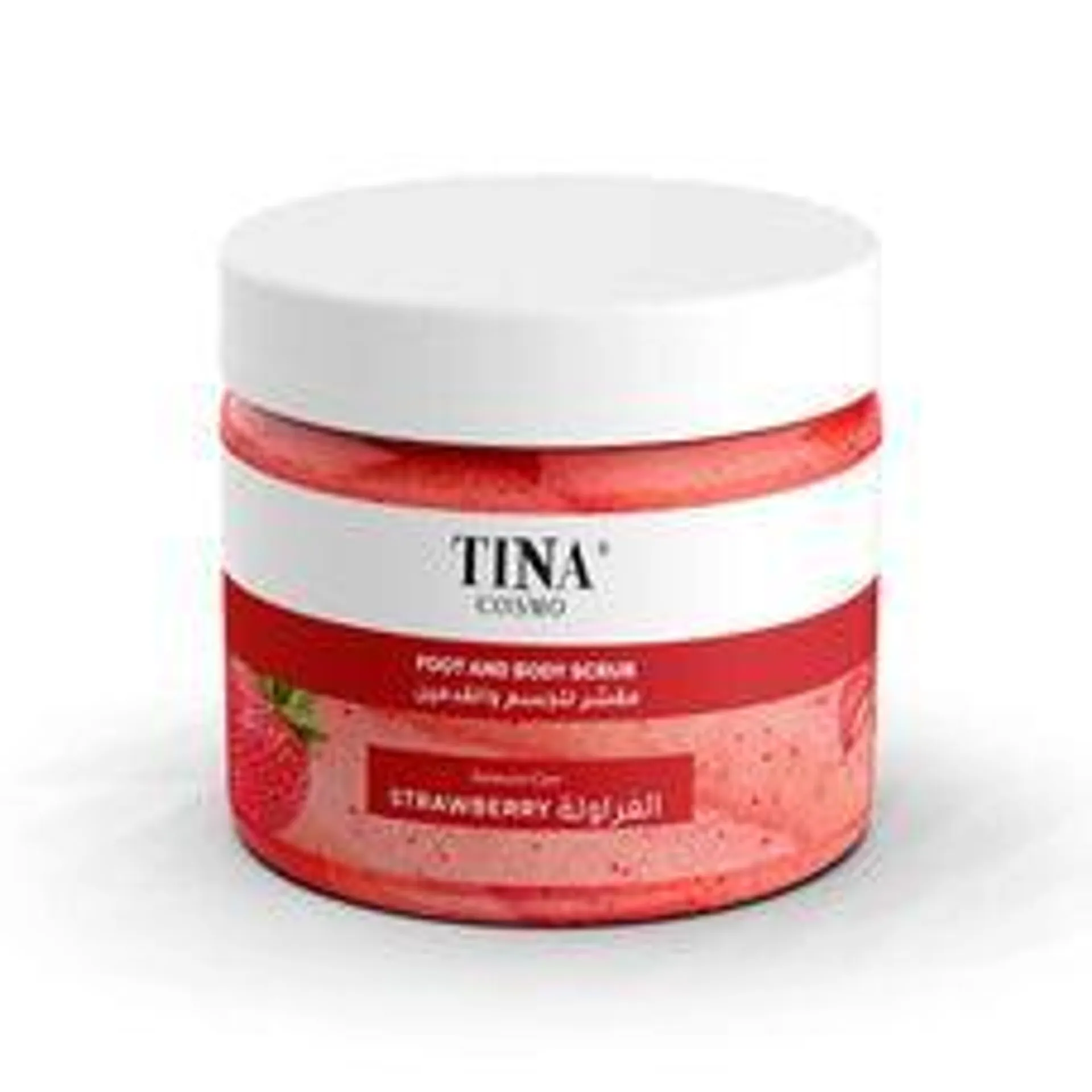 Tina Cosmo Foot and Body Scrub Strawberry And Mint 300ml