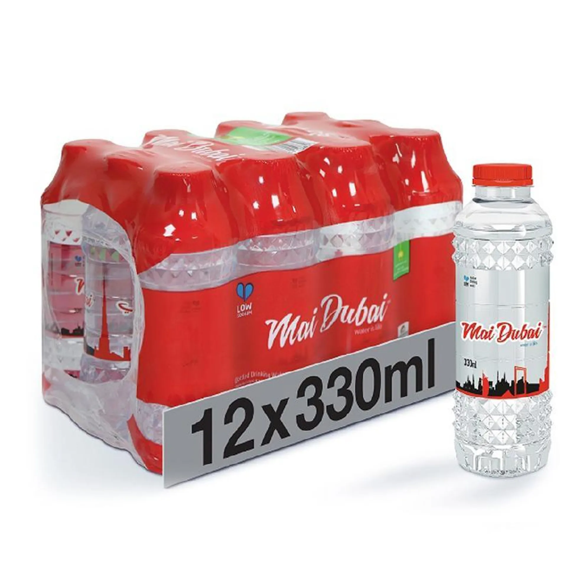 Mai Dubai Bottle Mineral Water 330Mlx12