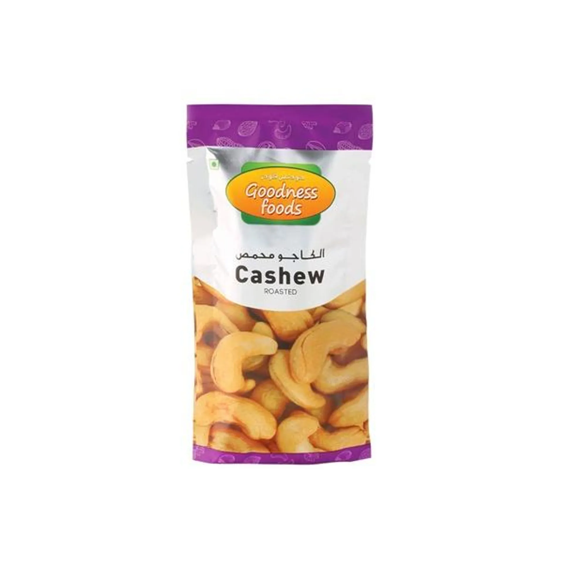 Goodness Foods Cashew Roasted Packet 40g