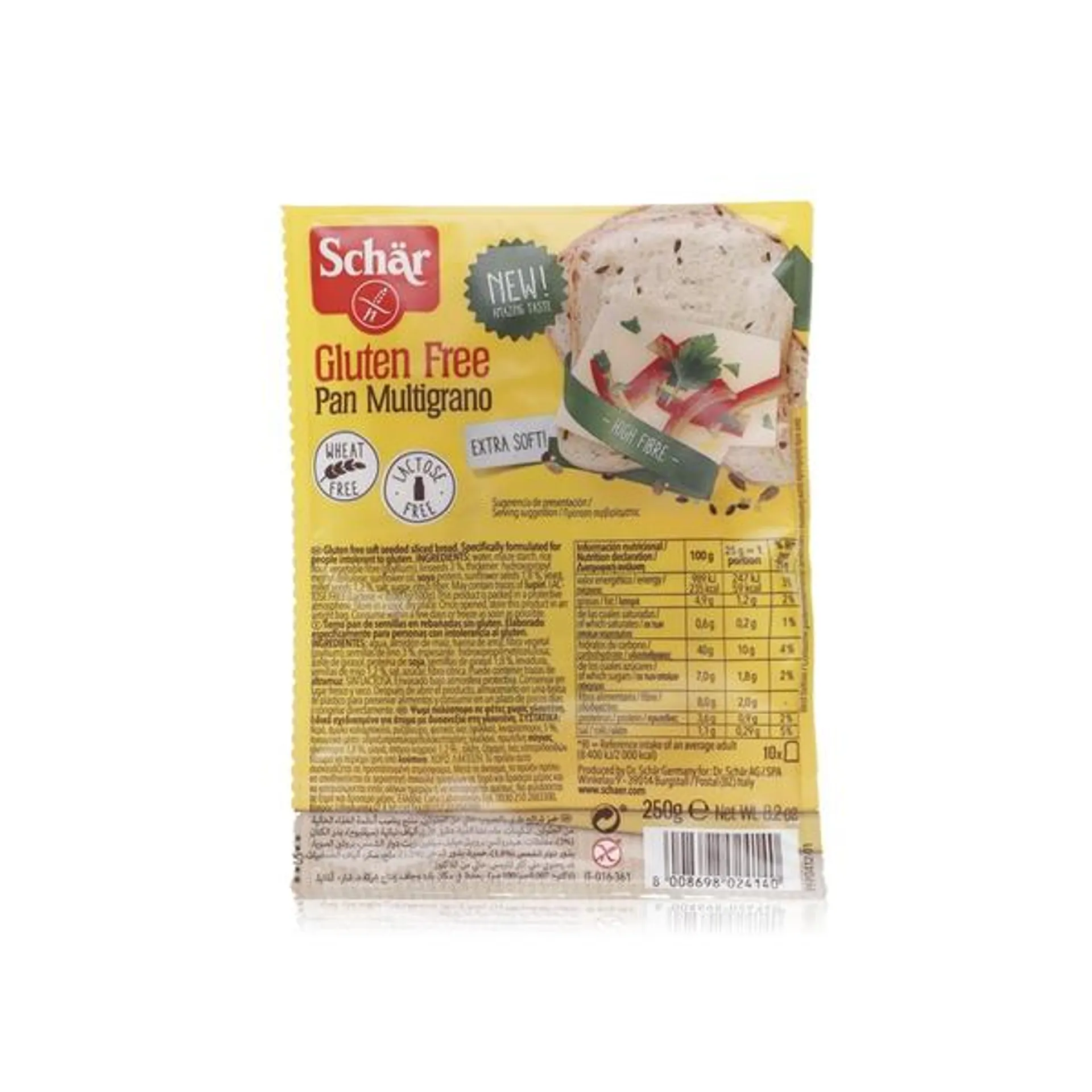 Schar Pan Multigrano 250g