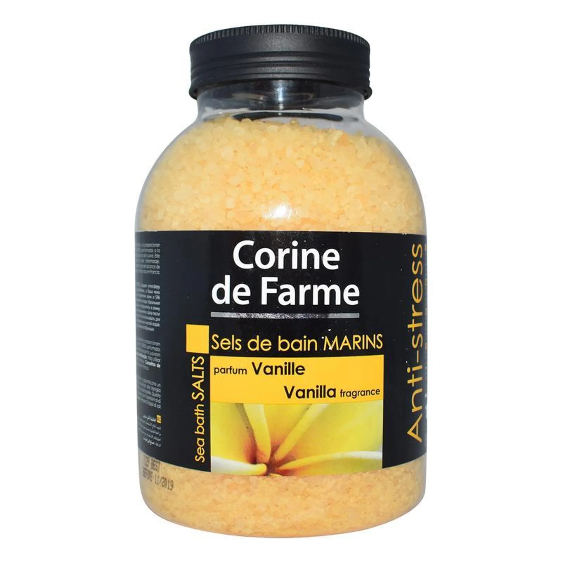 Corine De Farme Bath Sea Salt Vanilla 1.3kg