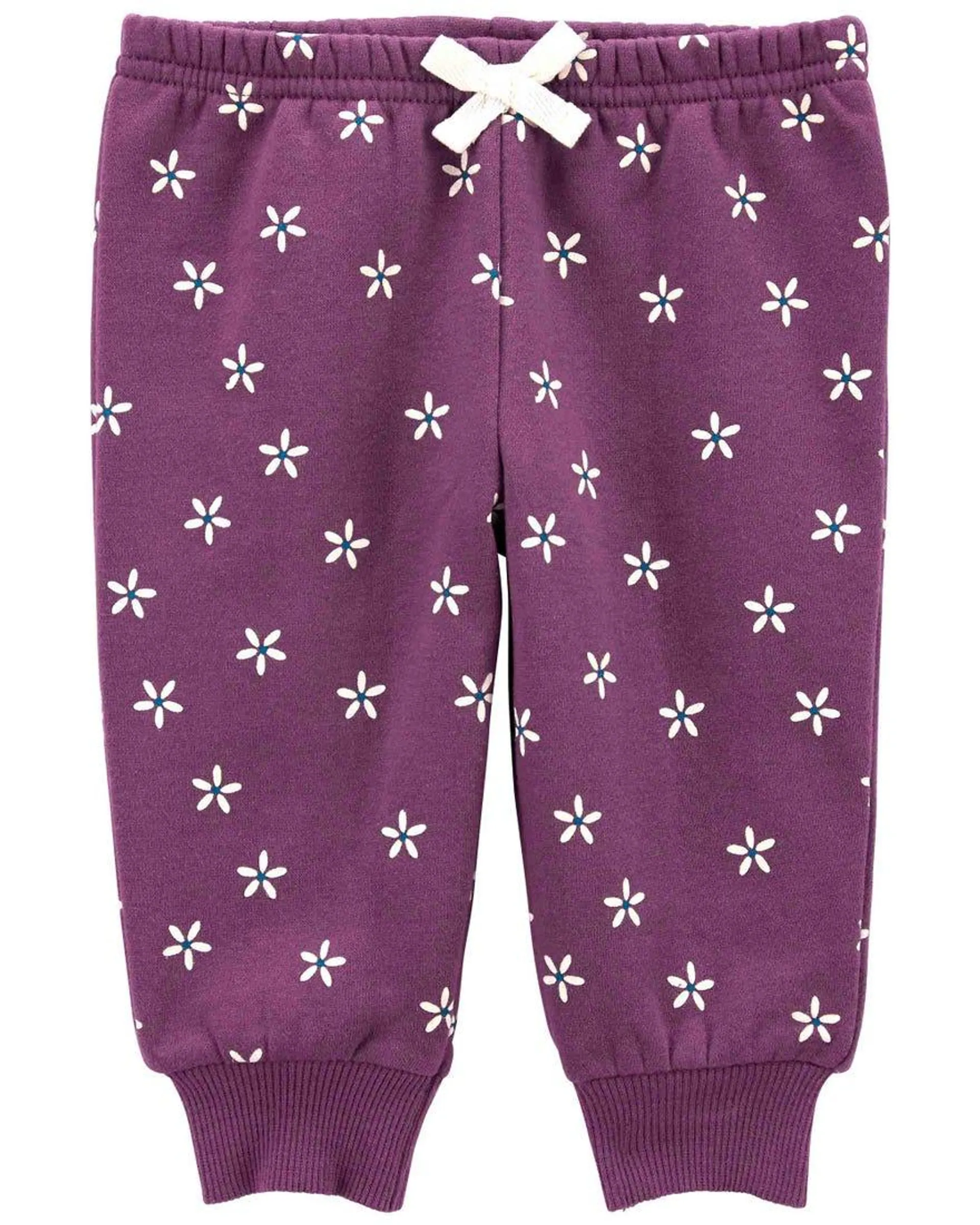 Floral Fleece Joggers