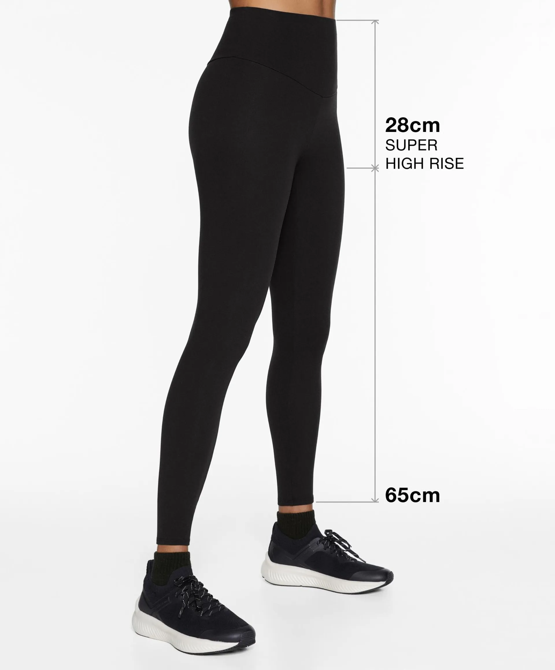 Comfortlux super-high-rise 65cm ankle-length leggings