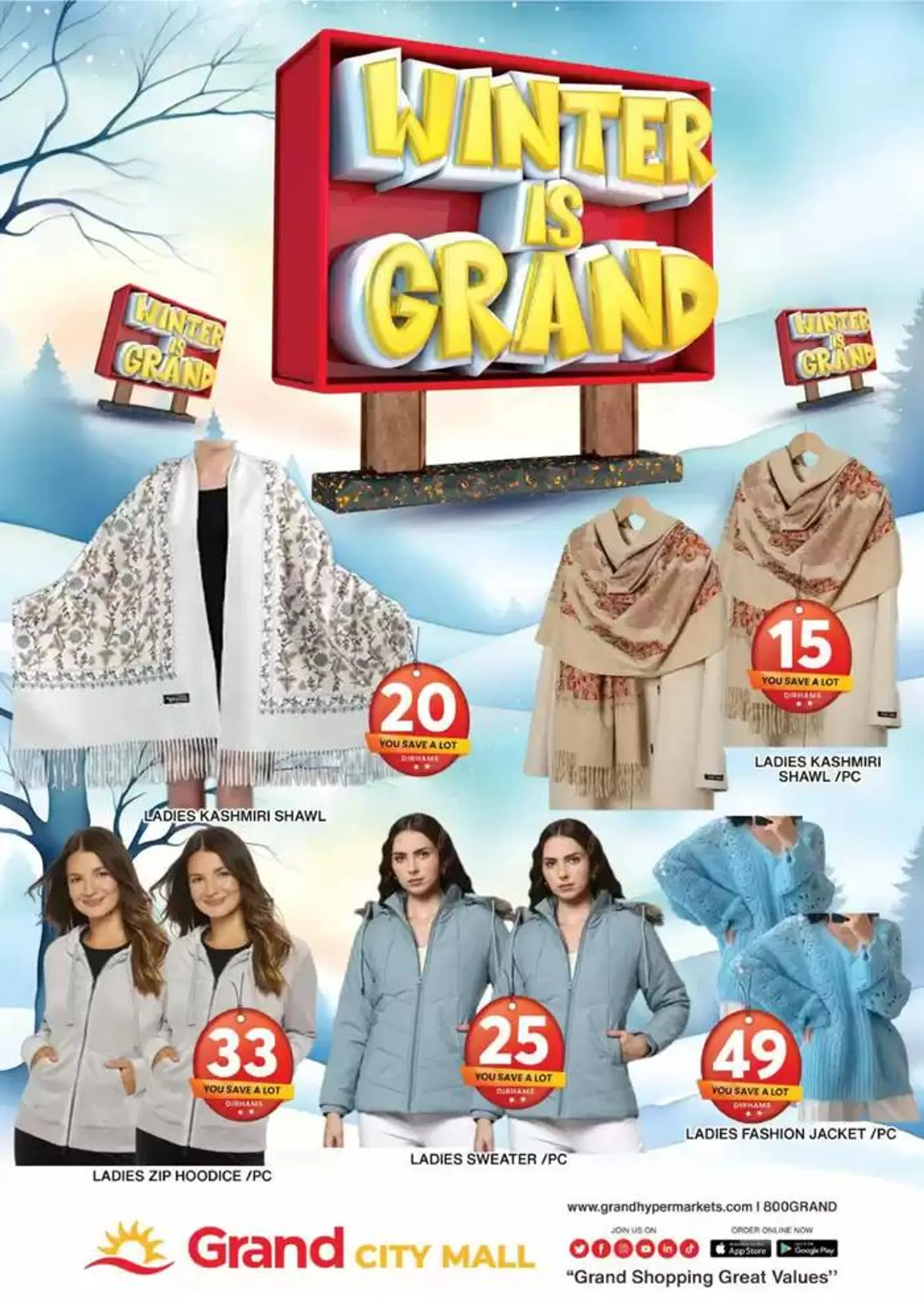 Midweek Deals - Grand City Mall from 20 January to 23 January 2025 - Offers page 21