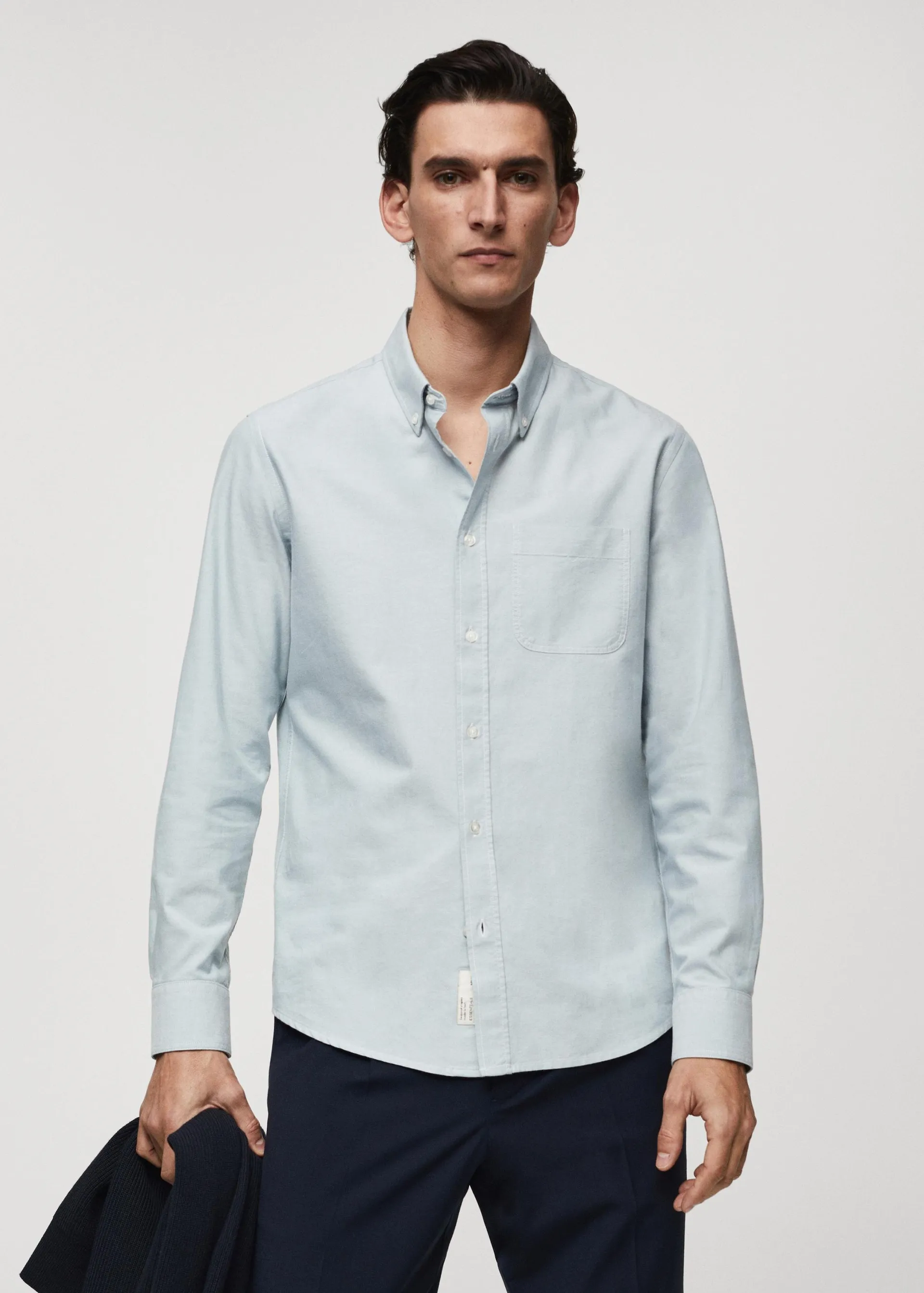 Regular fit Oxford cotton shirt