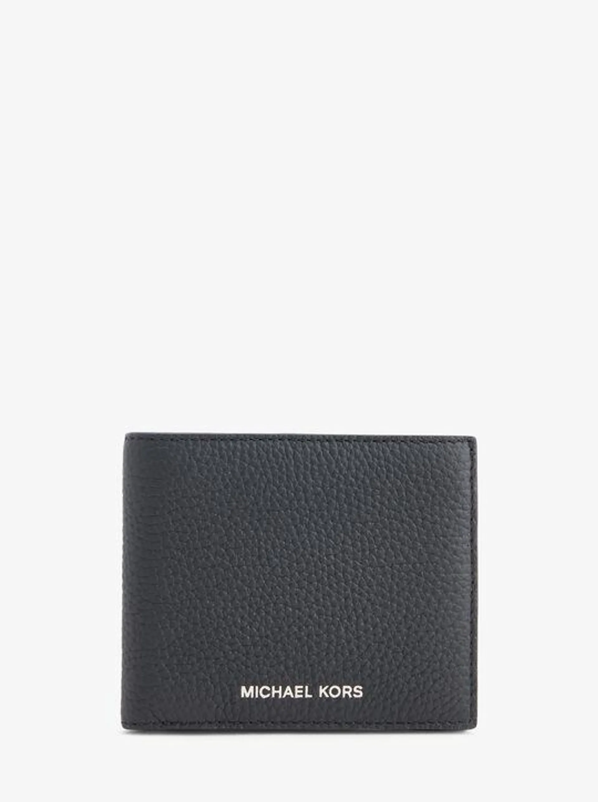 Hudson Pebbled Leather Slim Billfold Wallet