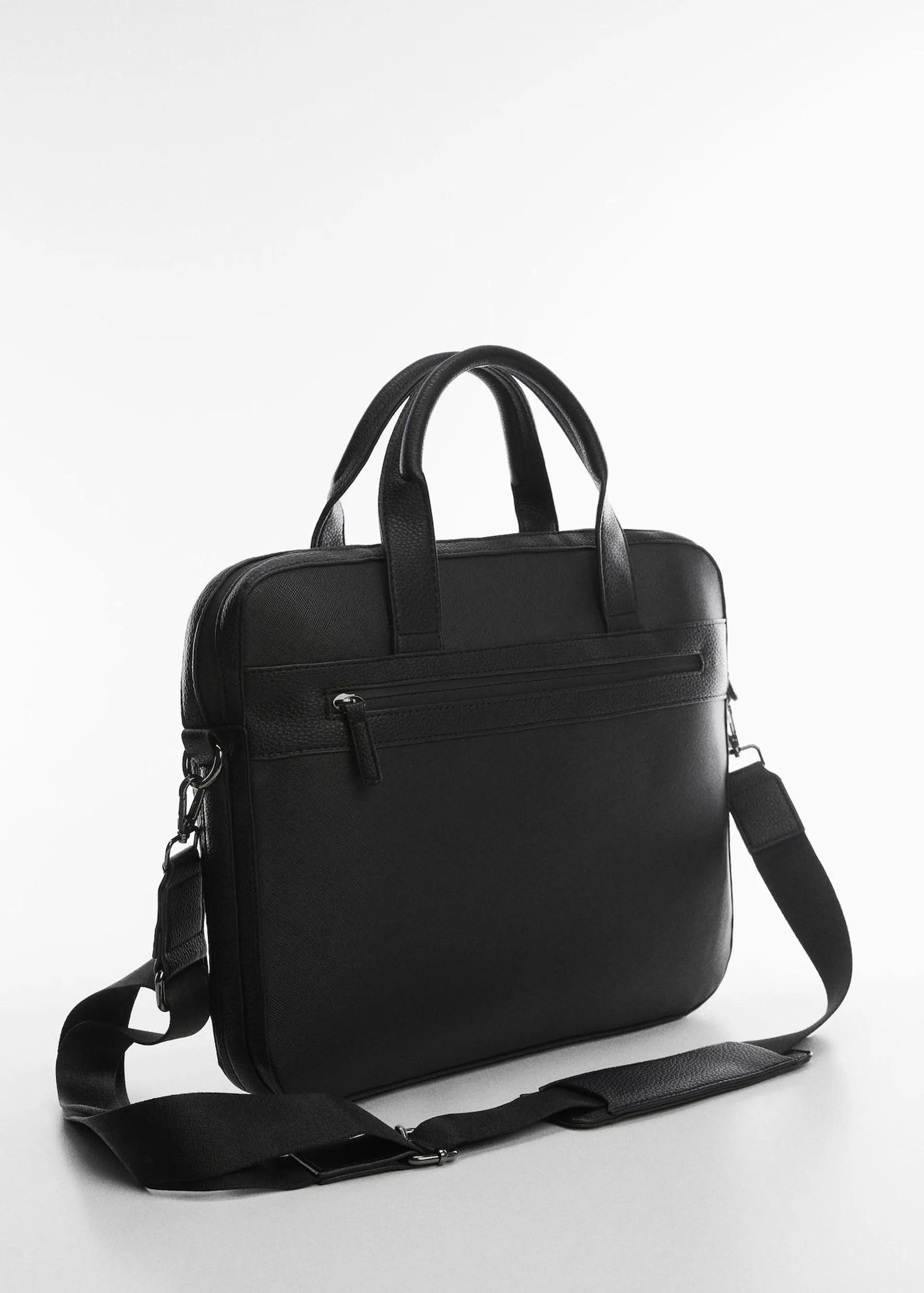 Leather-effect briefcase