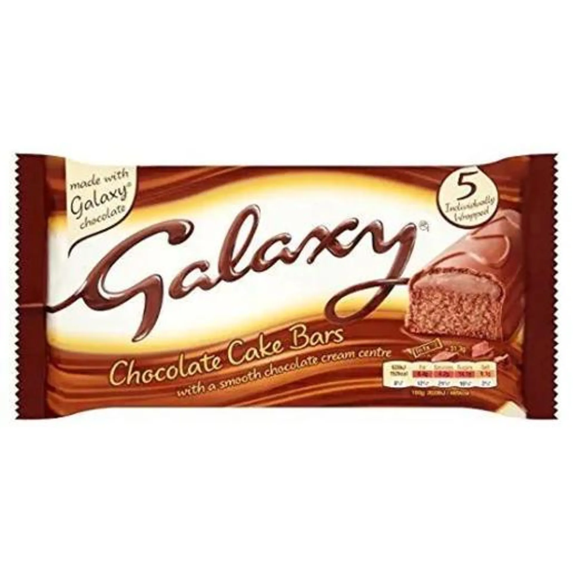 Galaxy Cake Chocolate Multipack 30gm × 5pc 12 PC