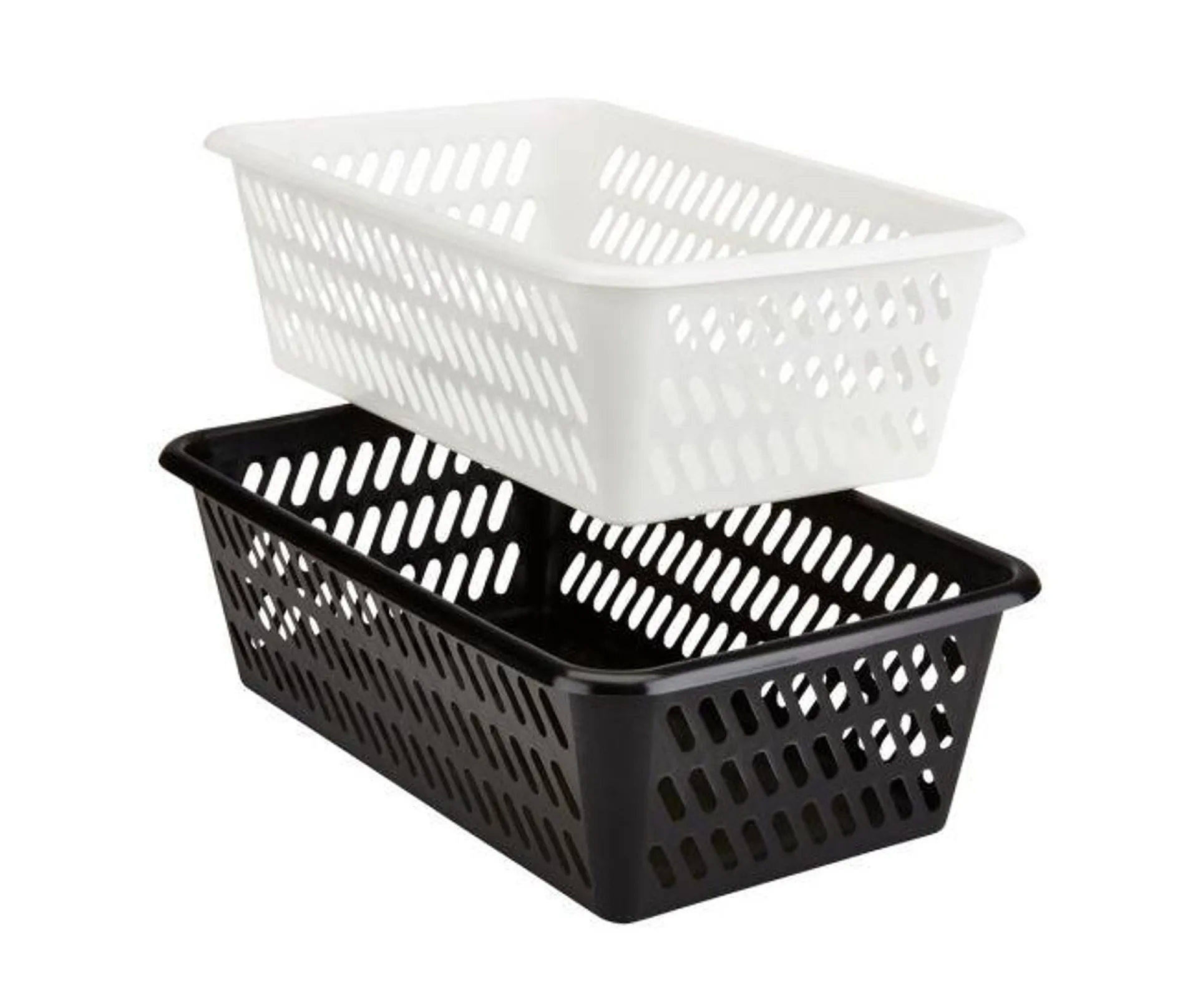 Stacking basket HALVARD 16x25x8 ass.