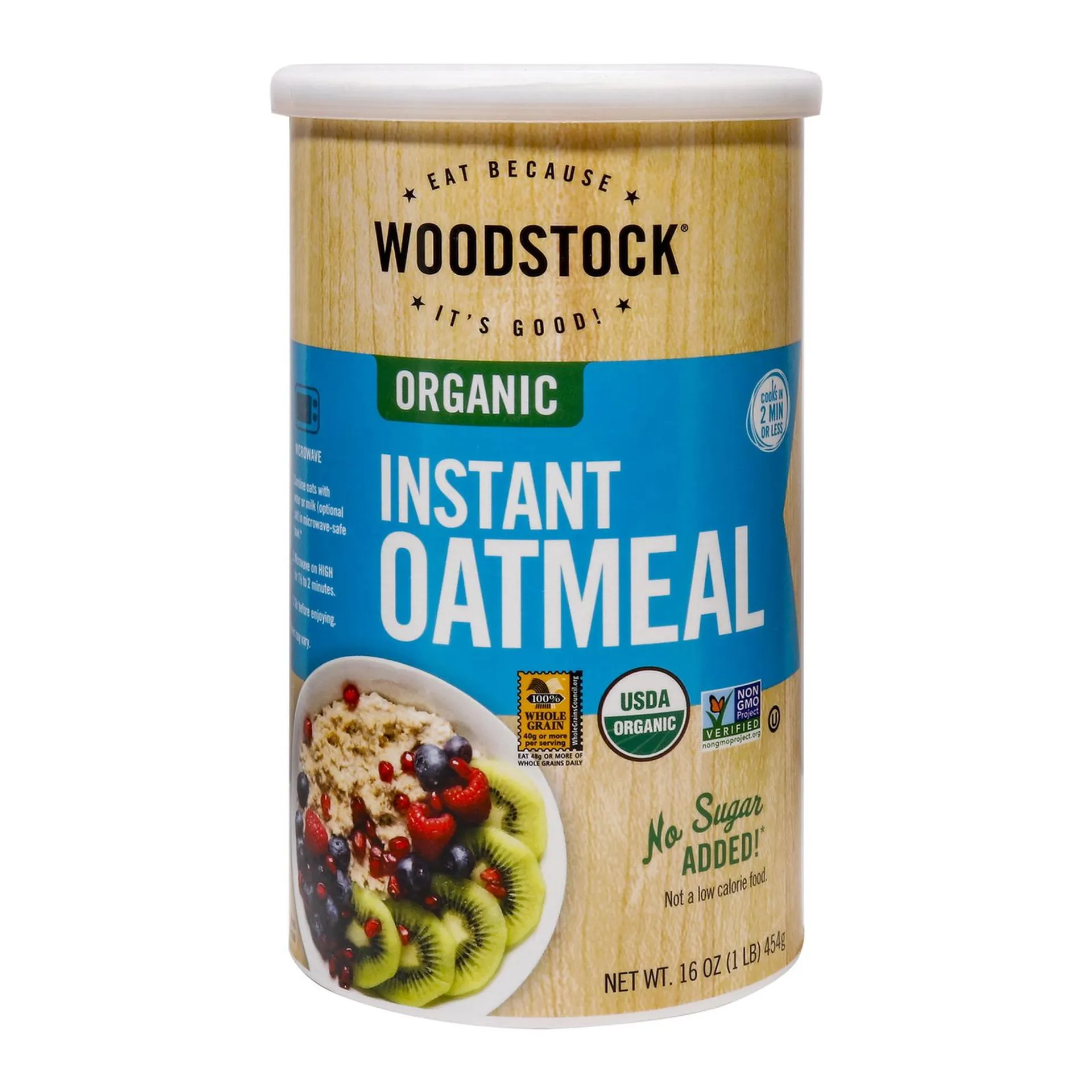 Woodstock Organic Instant Oatmeal 454 g