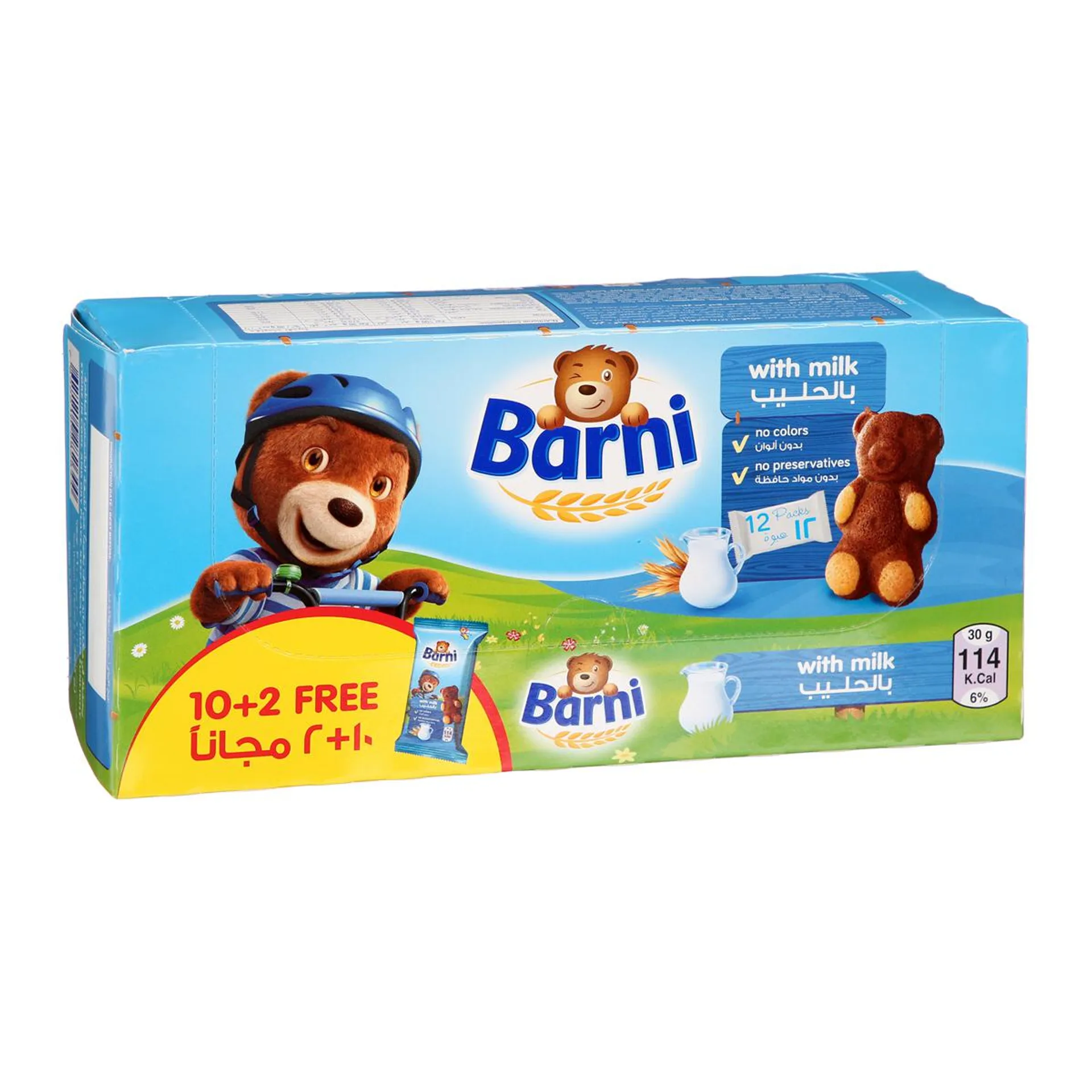 Barni Milk Cake 30Gm (10+2)