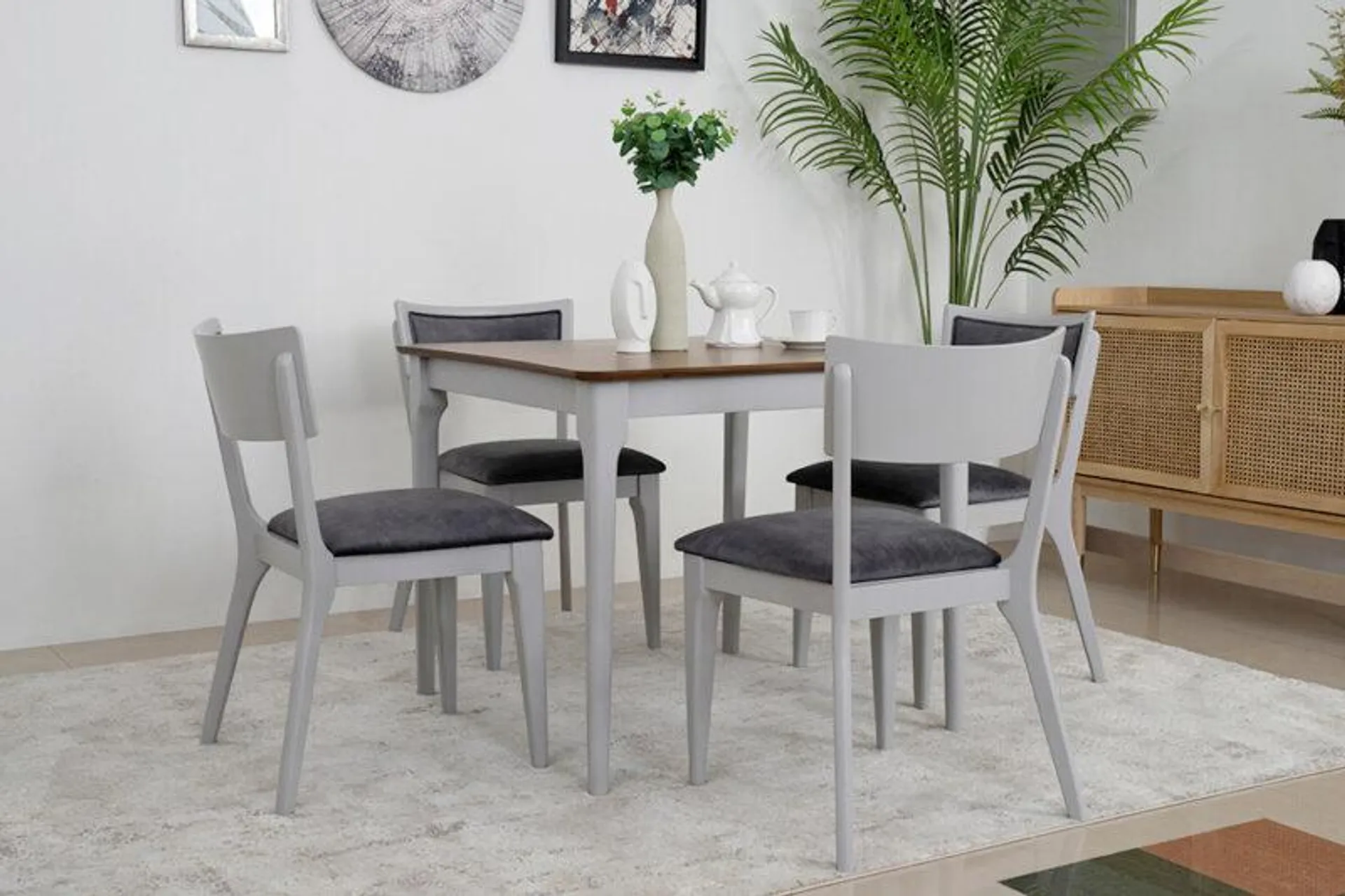 Glaxy Dining Set – 4 Seater