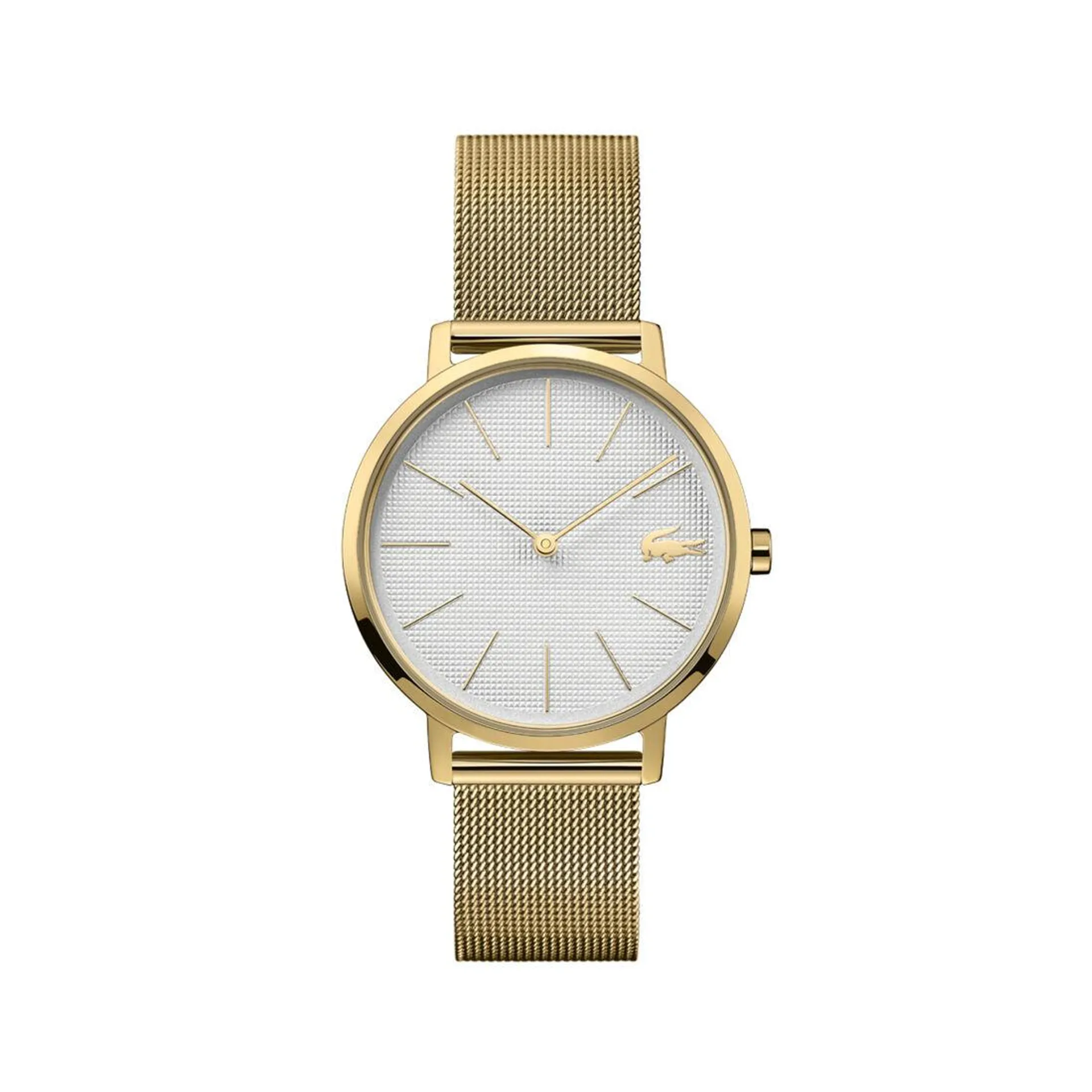 Lacoste Moon Womens Silver & White Dial Watch