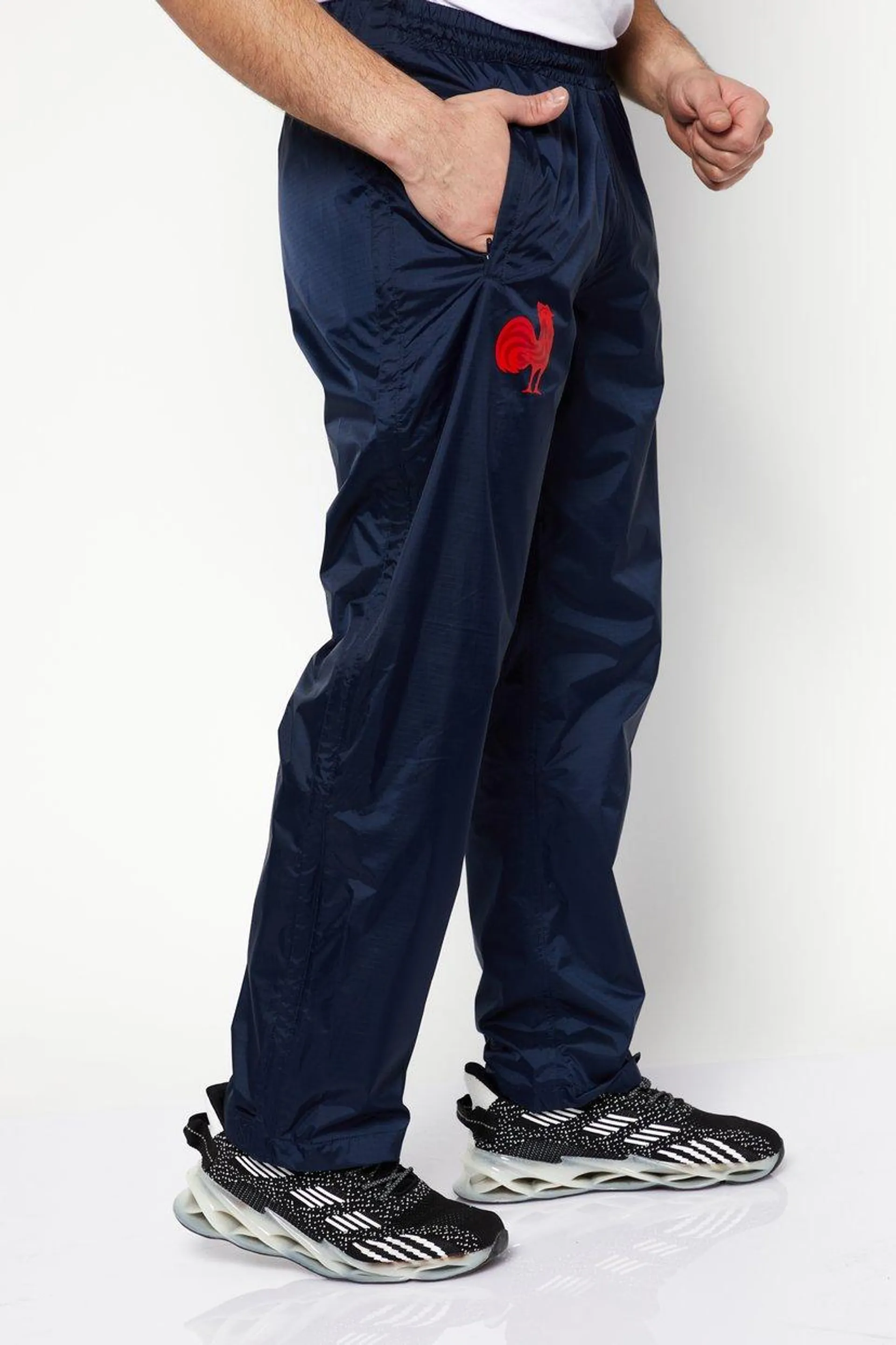 Men Sportswear Fit Training Track Pants, Navy Blue