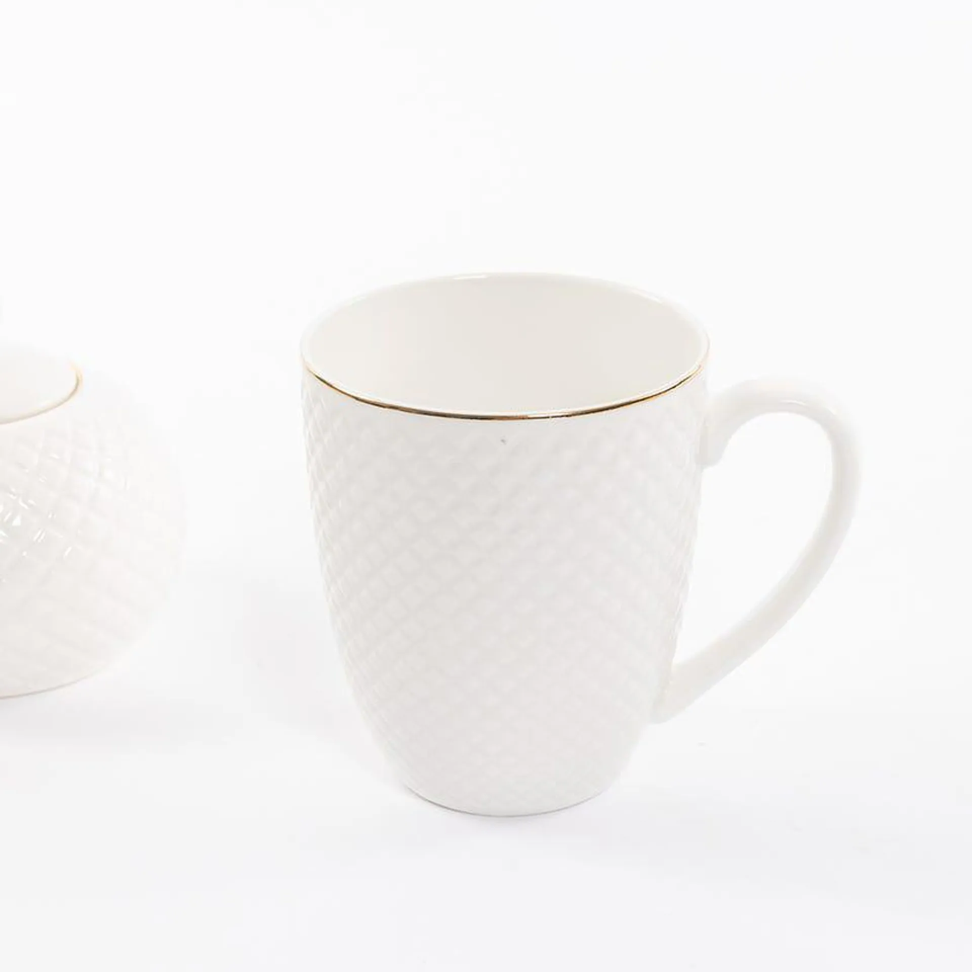 Alba Mug, White - 12x8.5cm