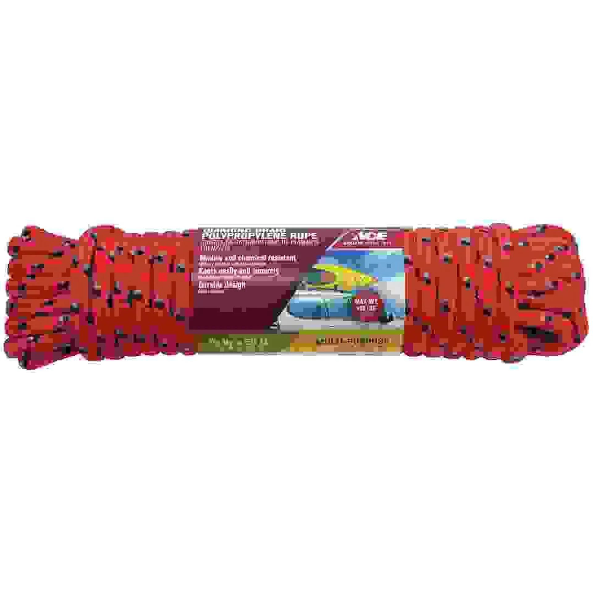 Ace Diamond Braided Polypropylene Rope (15.24 m, Sold Per Piece)