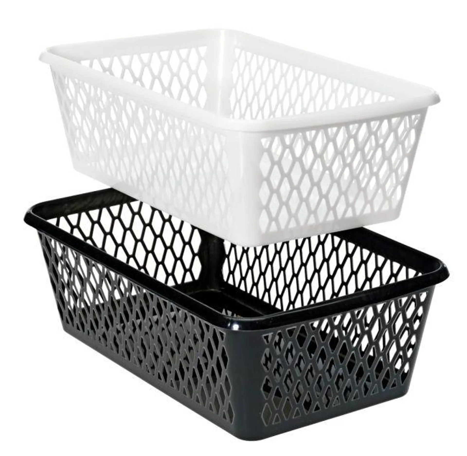 Stacking basket HALVARD 14x24x8 ass.