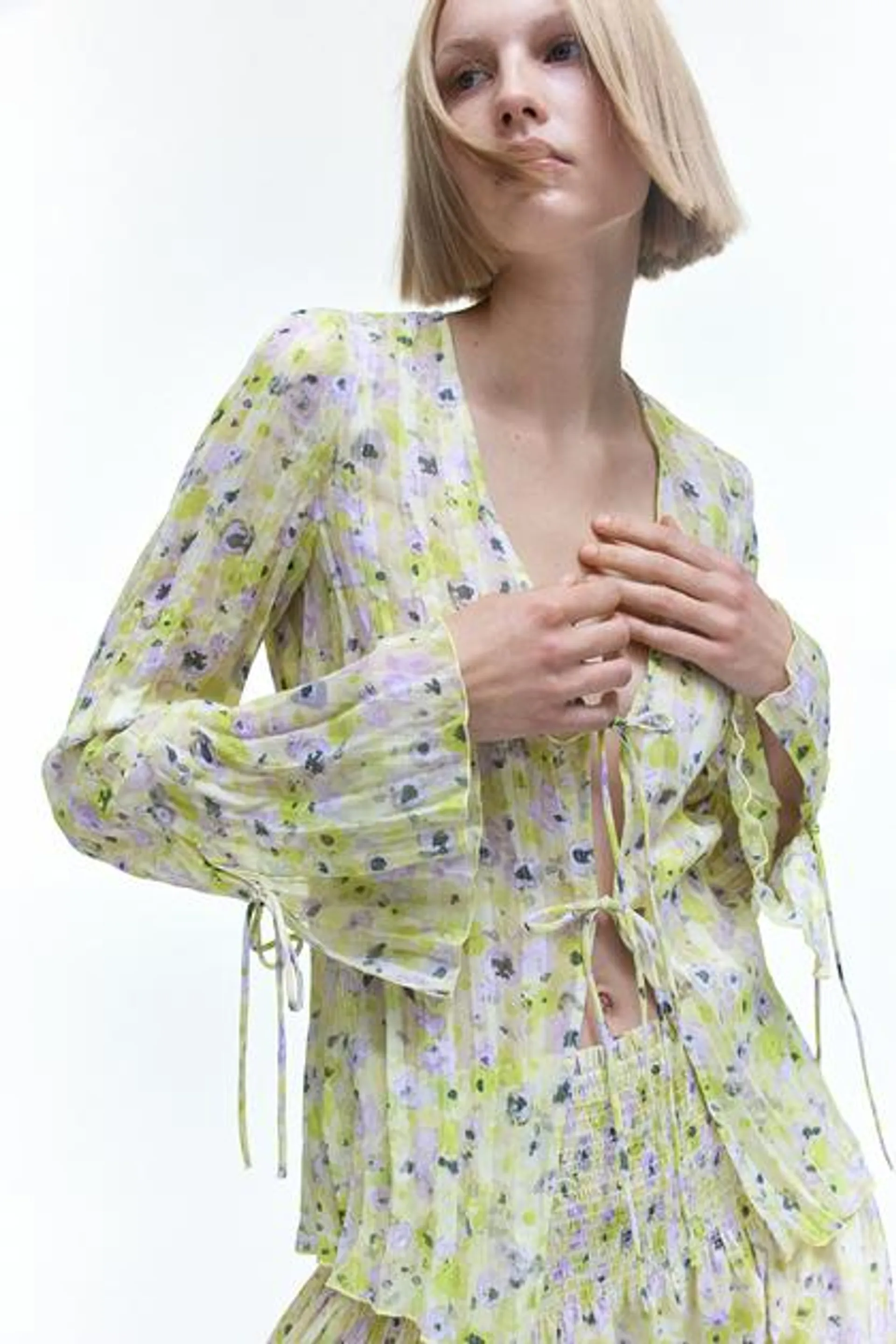 Sheer blouse