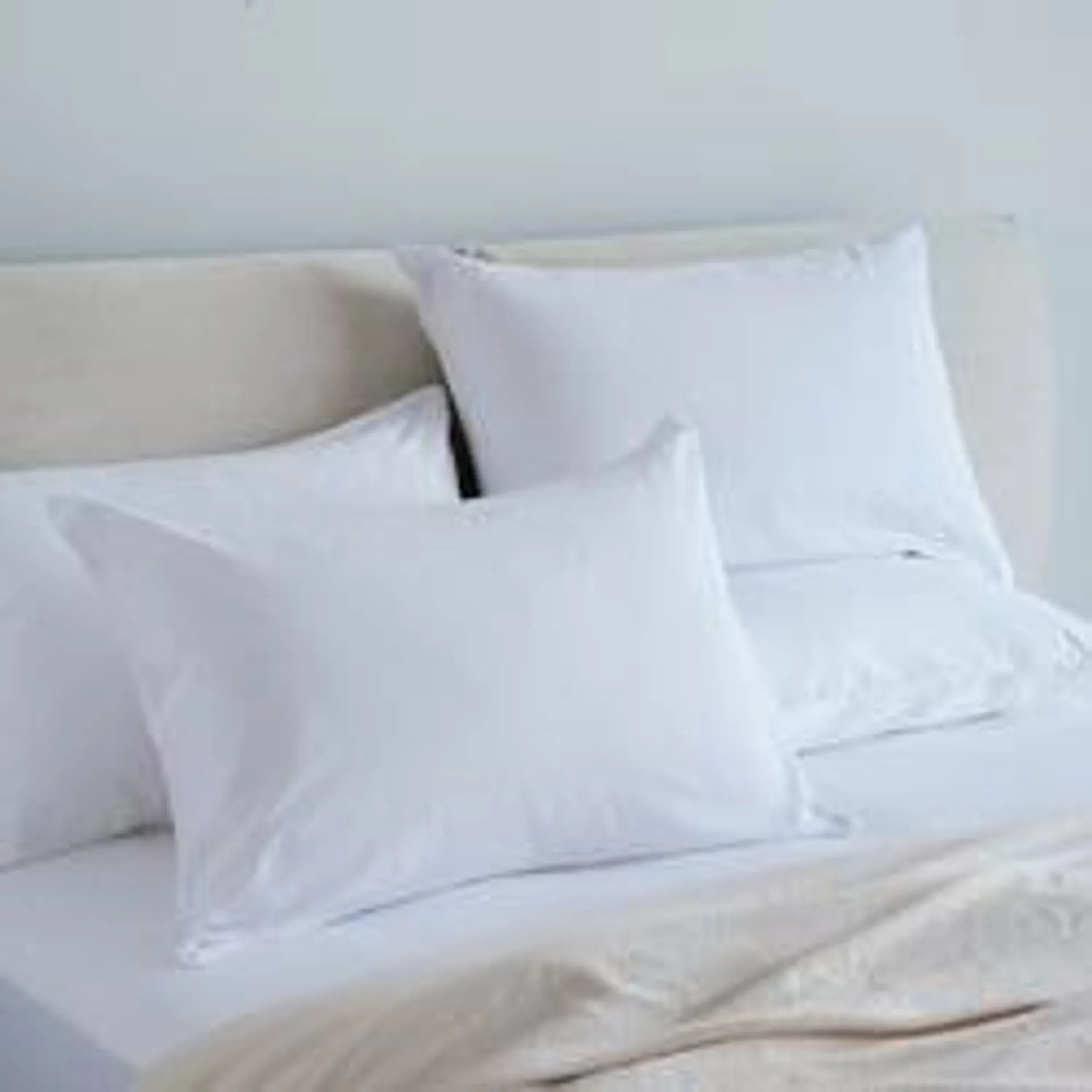 snug cotton jersey 2-piece pillow case set 50x75cm - white