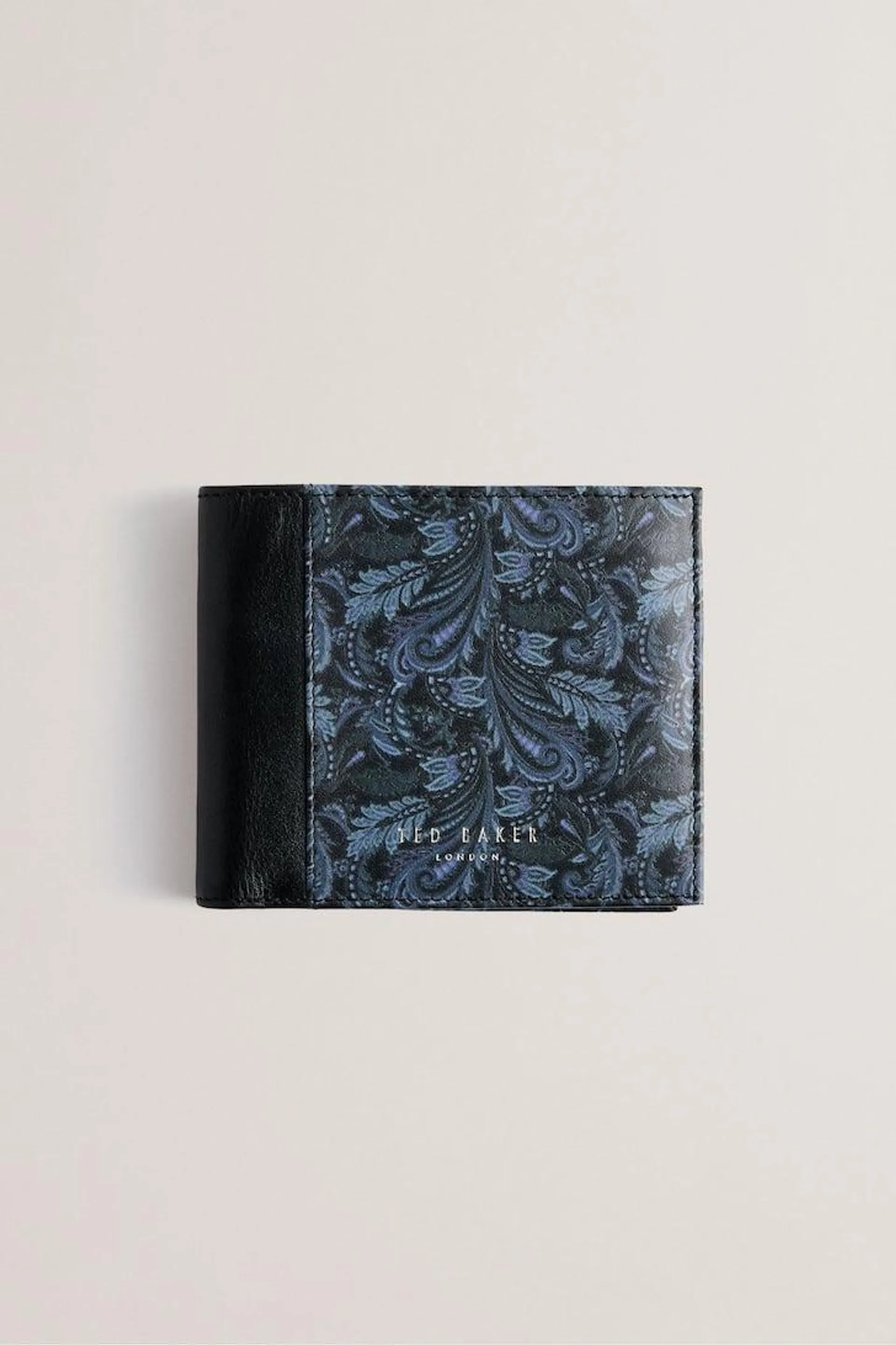 Paiisli Paisley Print Wallet Black