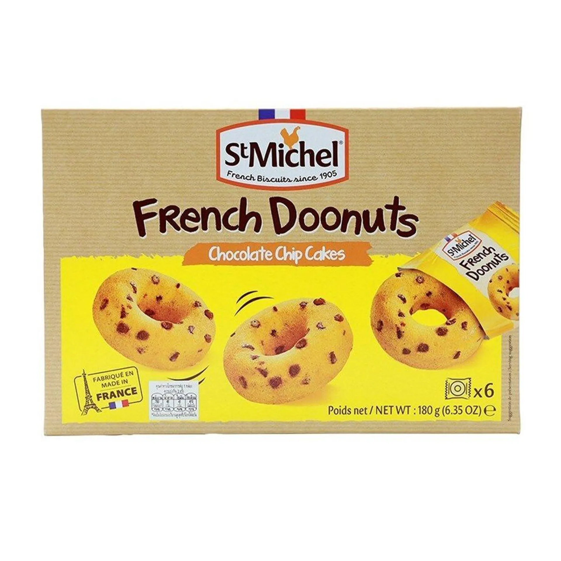 St. Michel French Doonuts Chocolate Chip Cakes 180 g