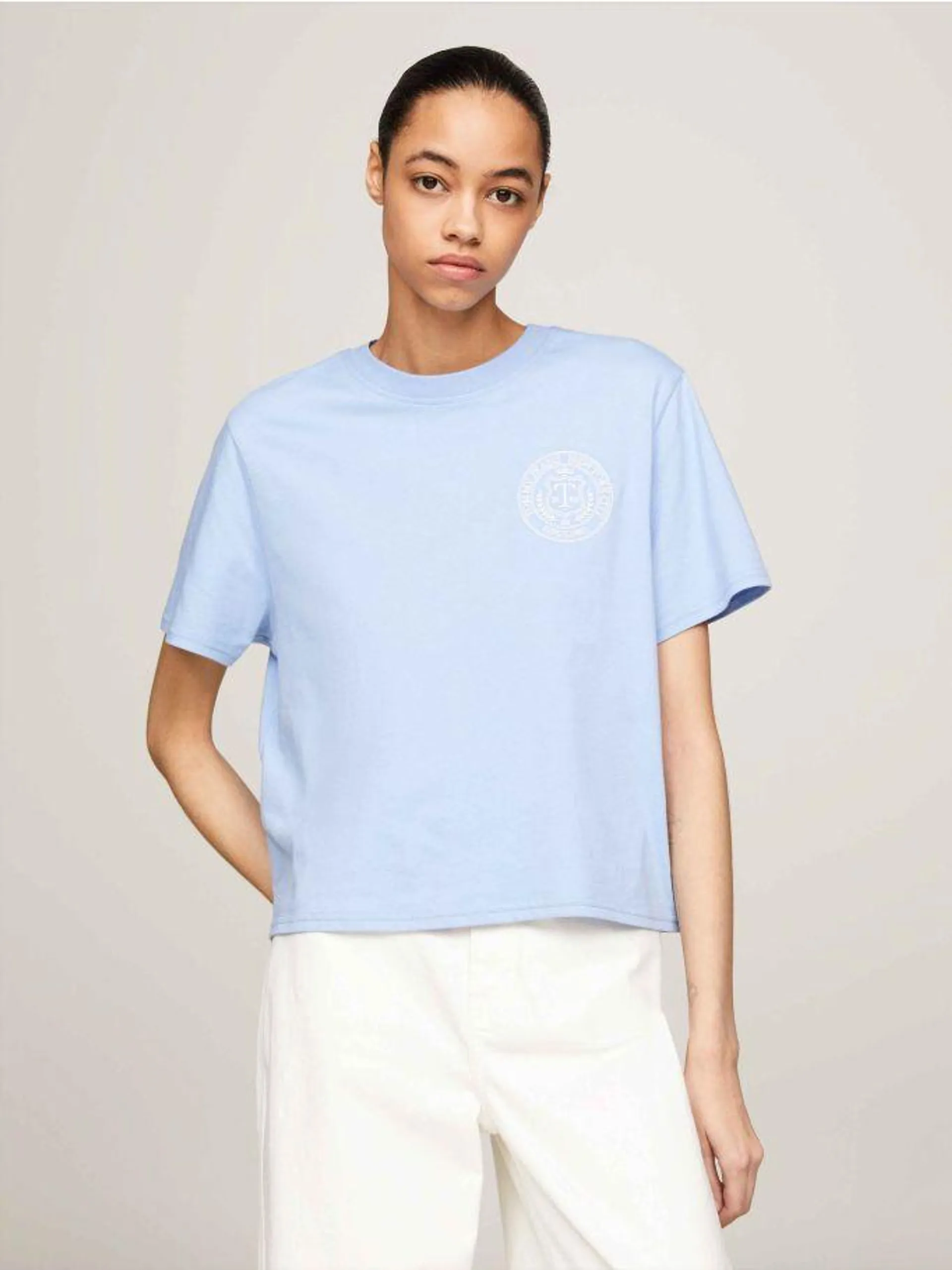 Luxe Prep Back Logo Boxy T-Shirt