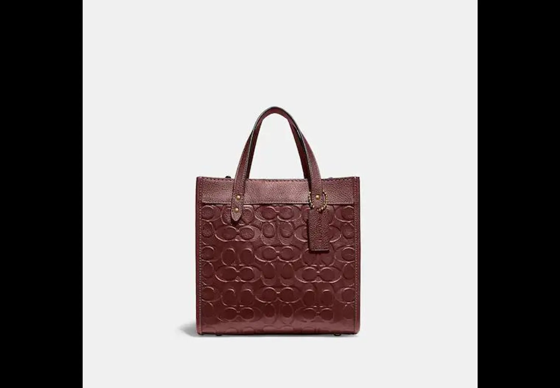 Field Tote 22 In Signature Leather