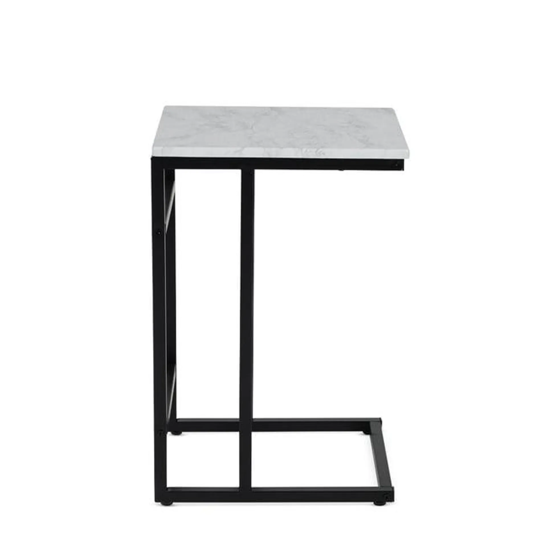 kinzon laptop table - white & black