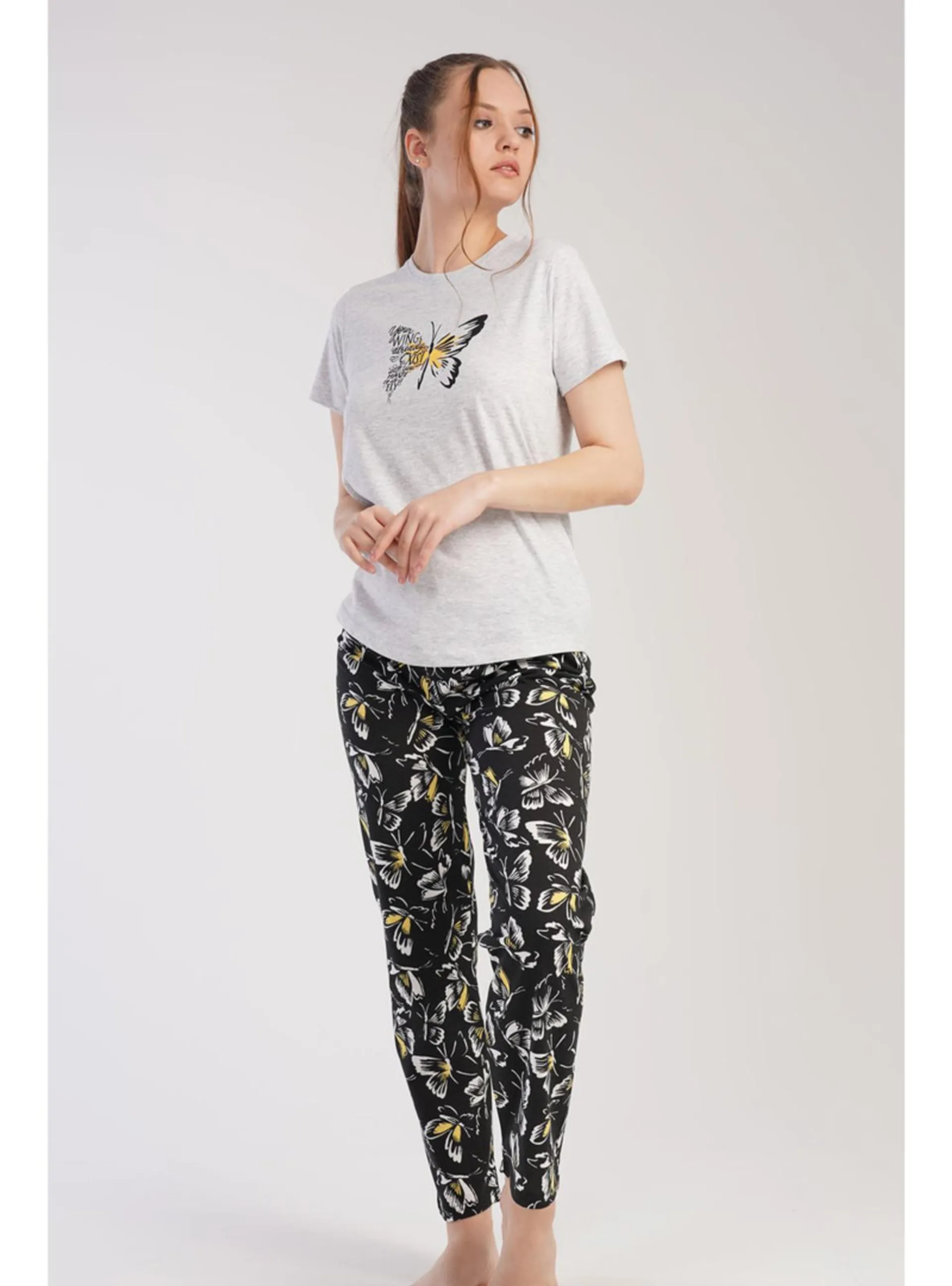 Beige - Pyjama Set