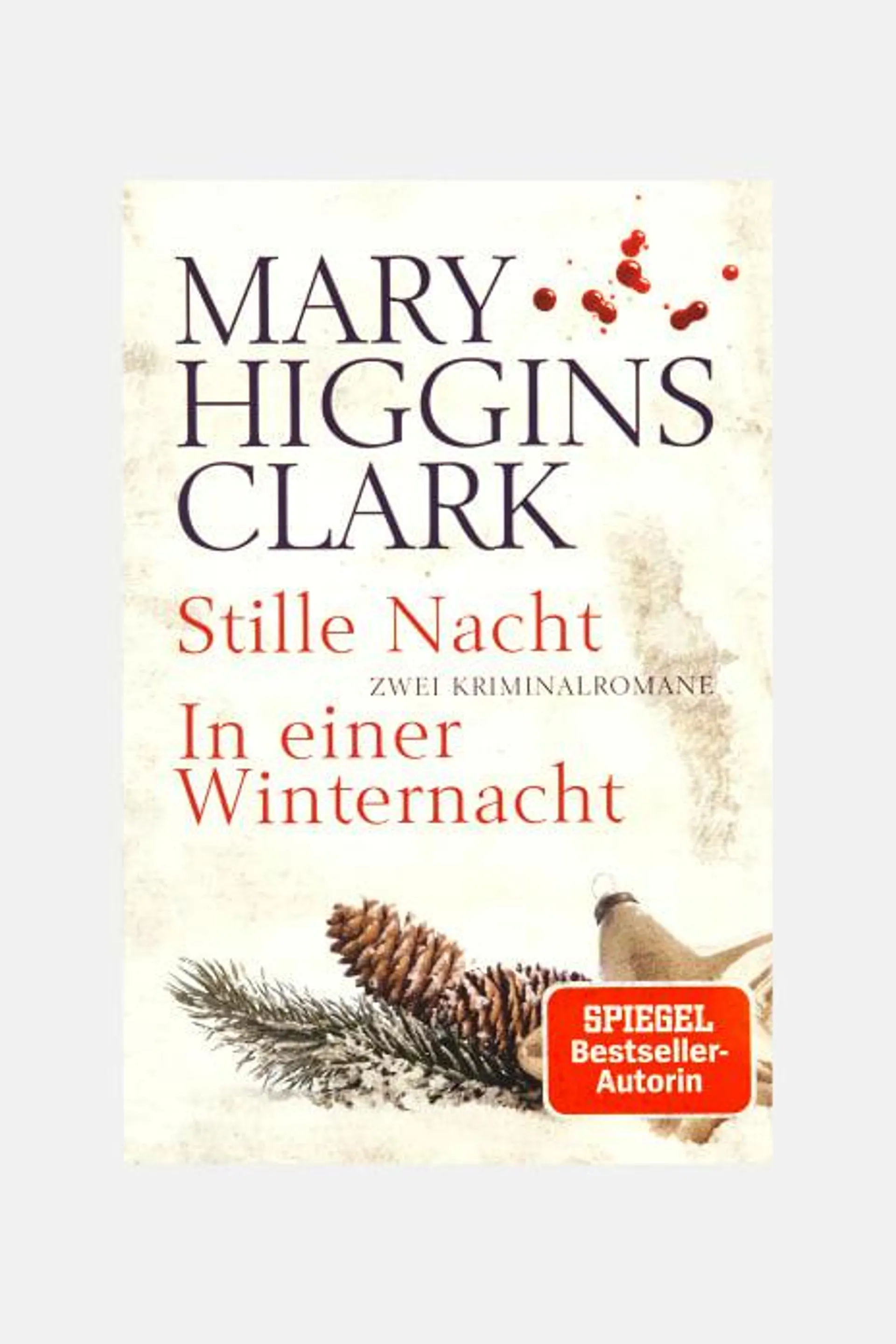 Silent Night On a Winter Night Mary Higgins Clark, White Combo