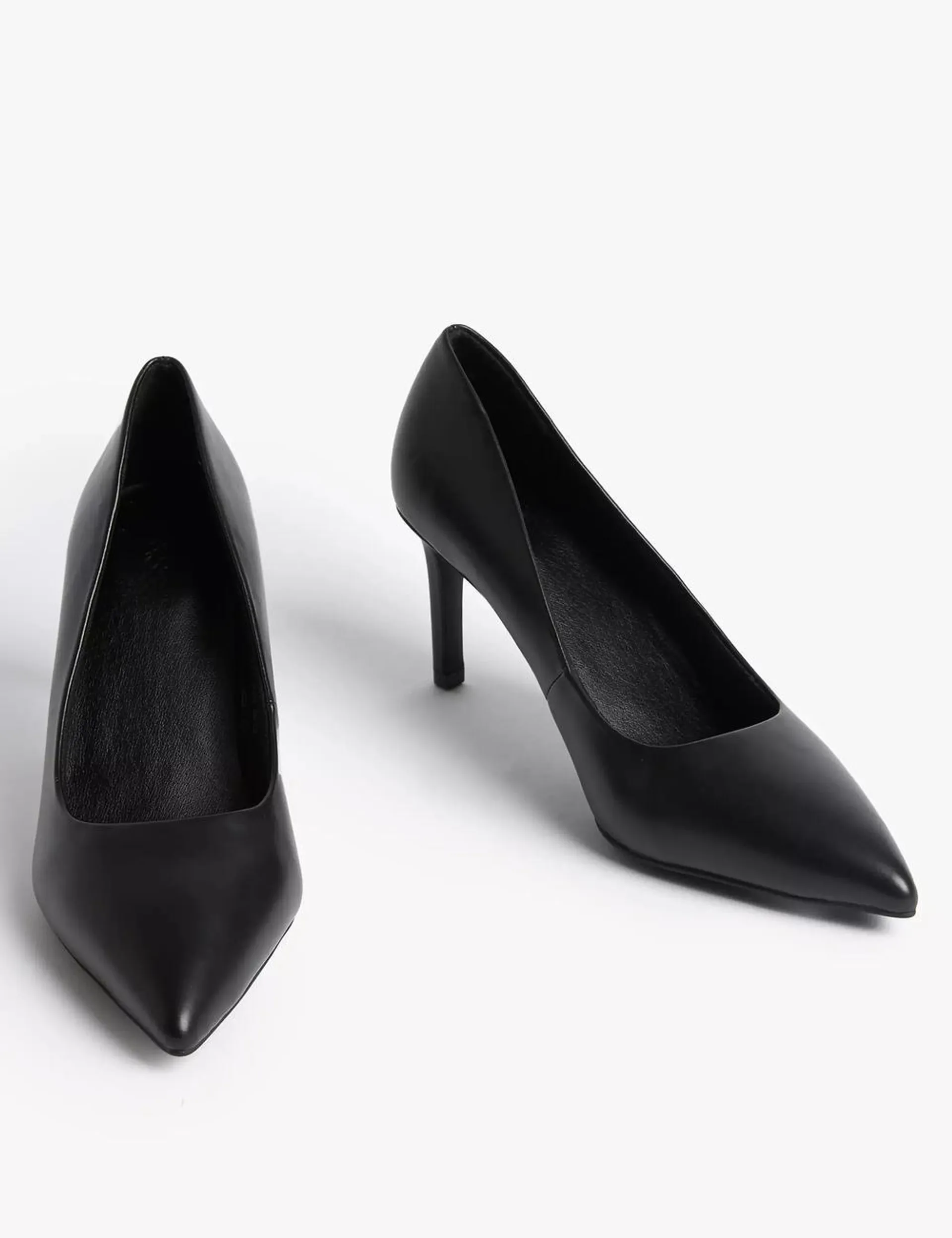 Stiletto Heel Pointed Court Shoes