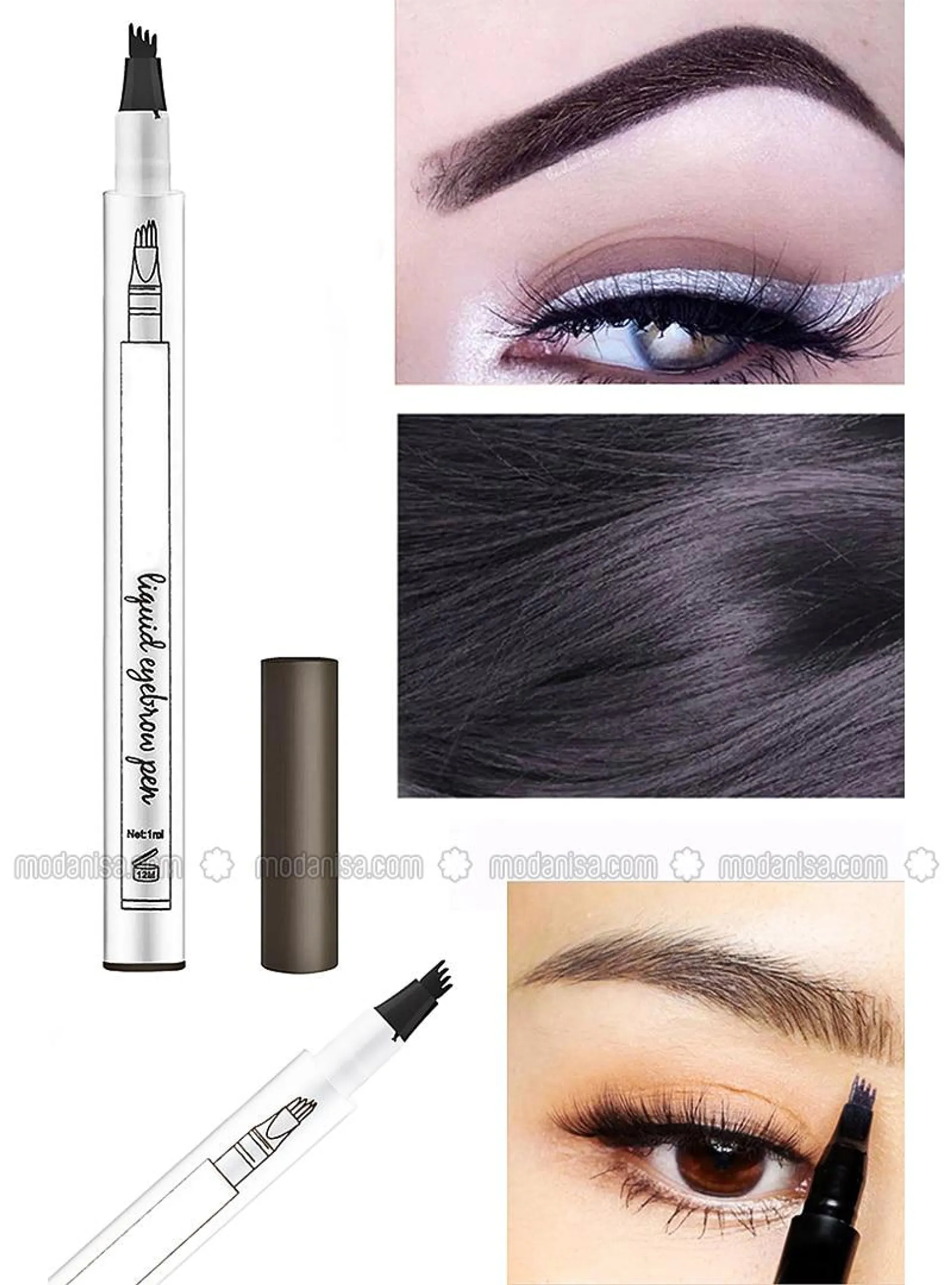Waterproof New Generation Tattoo Eyebrow Pencil Black Xl222 Black