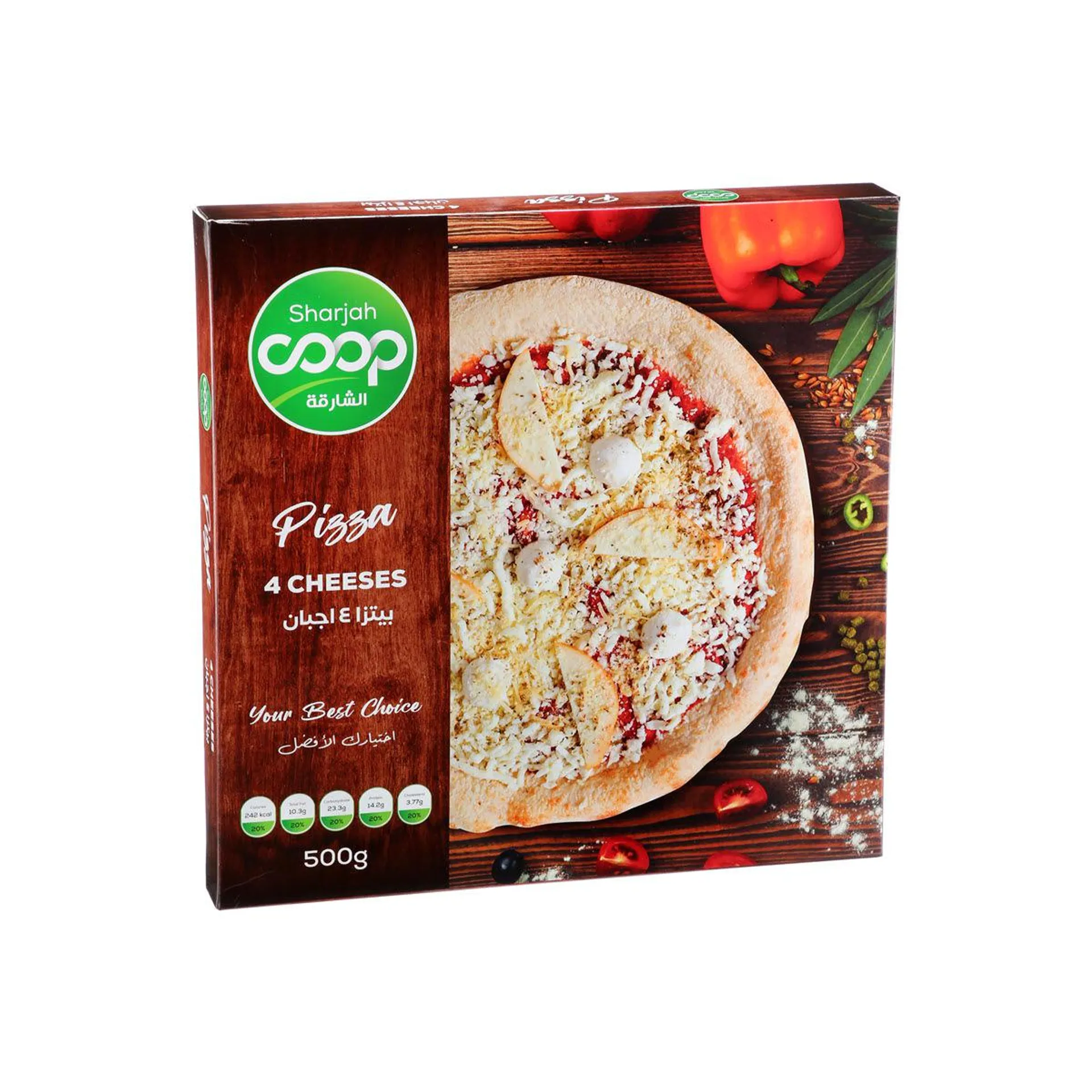 Sharjah Coop Pizza 4 Cheeses 500 g