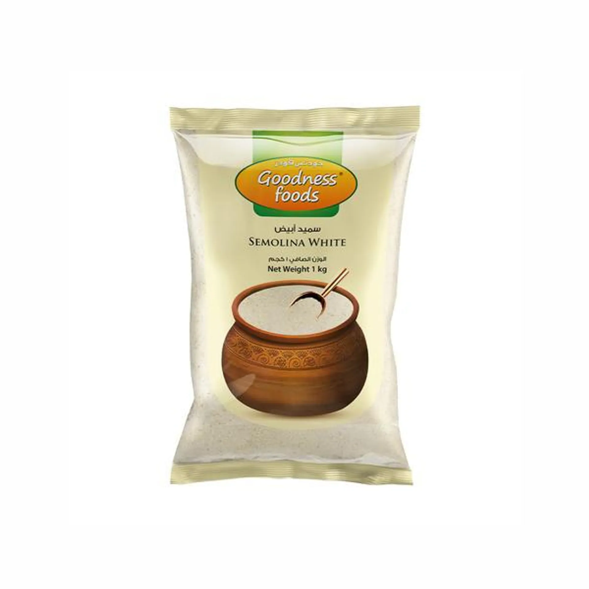 Goodness Foods Semolina White 1kg
