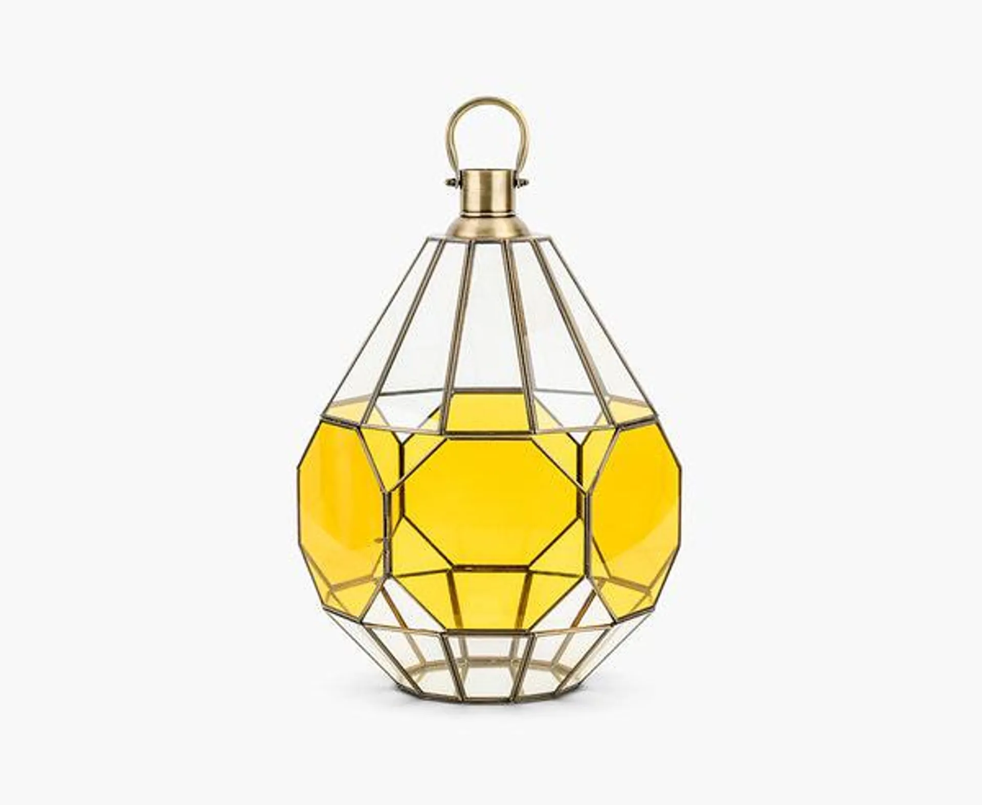 Azil Lantern Antique Gold