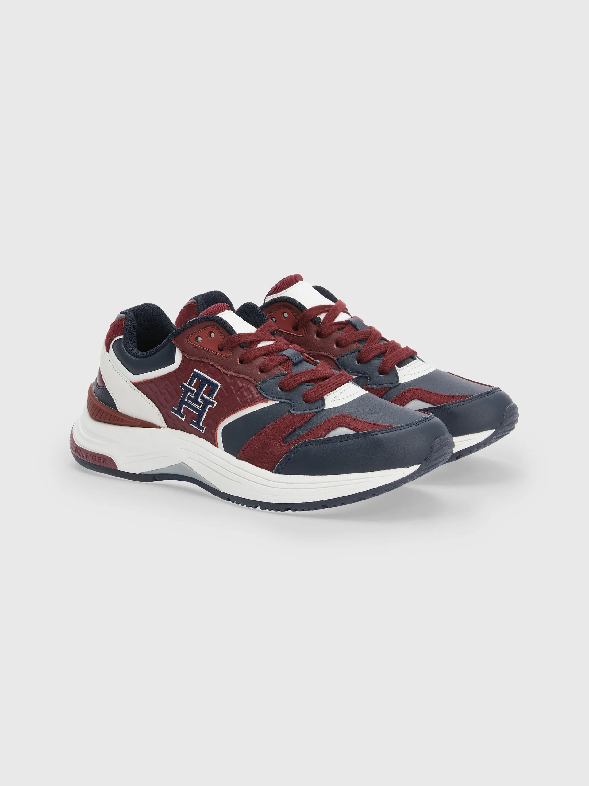 The Monogram Collection Leather Runner Style Trainers