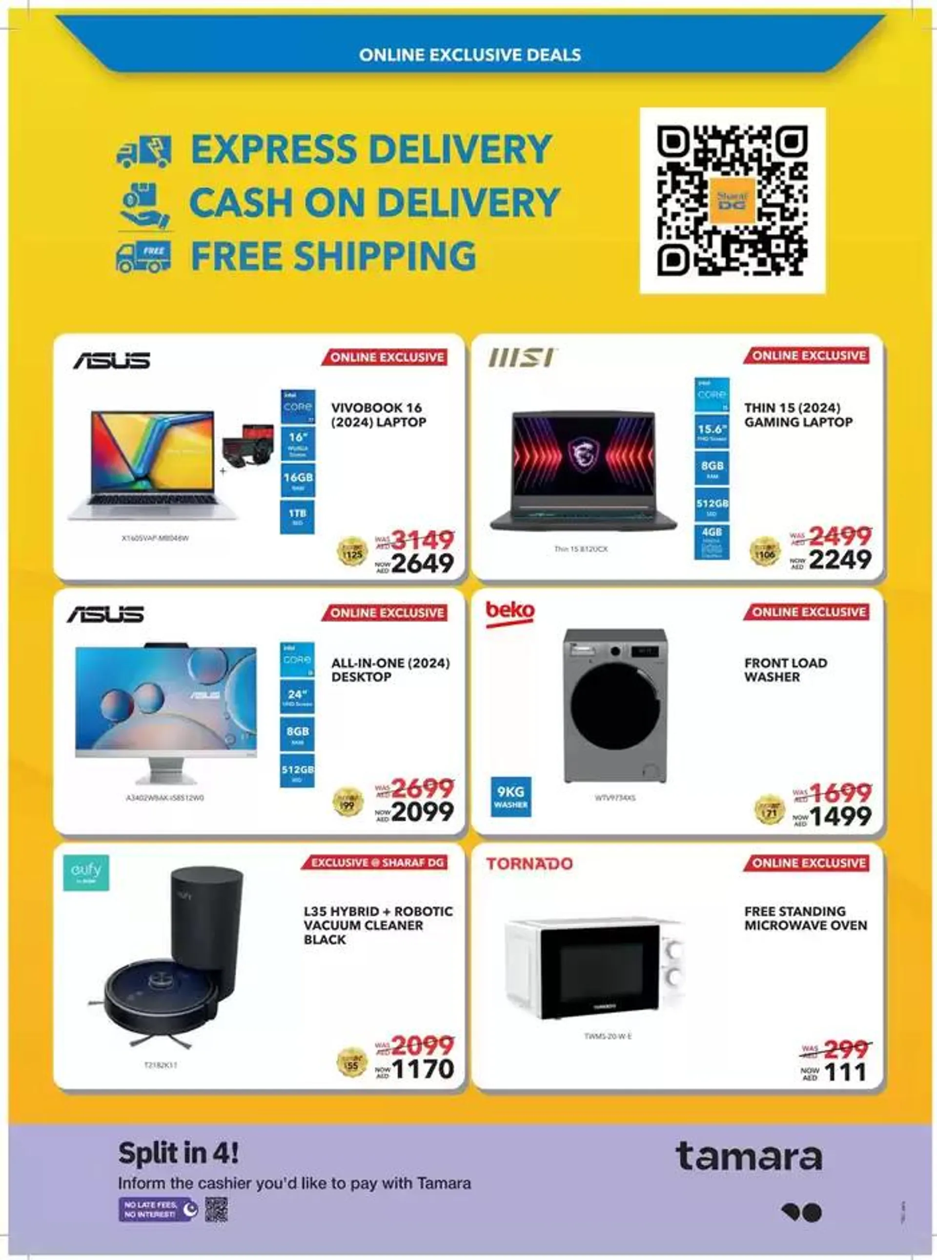 Sharaf DG promotion from 22 November to 6 December 2024 - Offers page 50