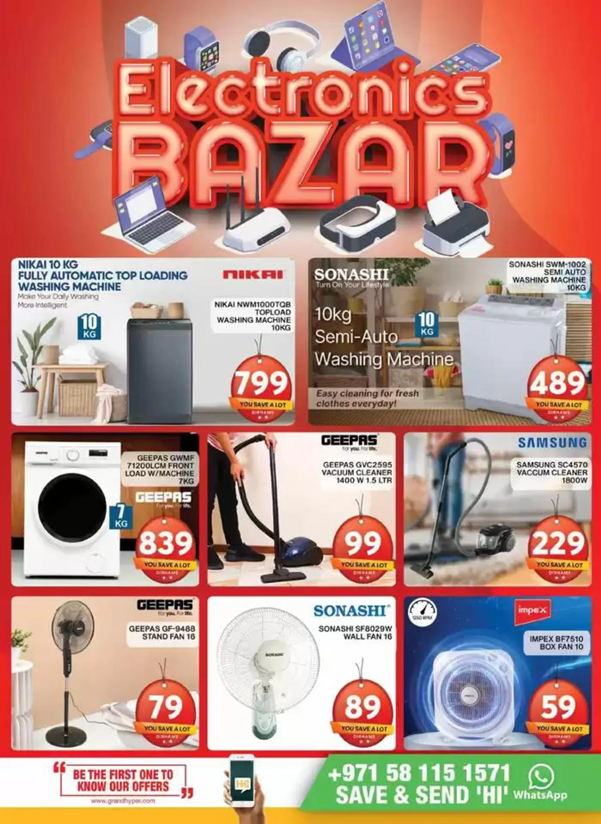 Electronics Bazar - Grand Hyper Al Khail Mall from 26 September to 2 October 2024 - Offers page 3