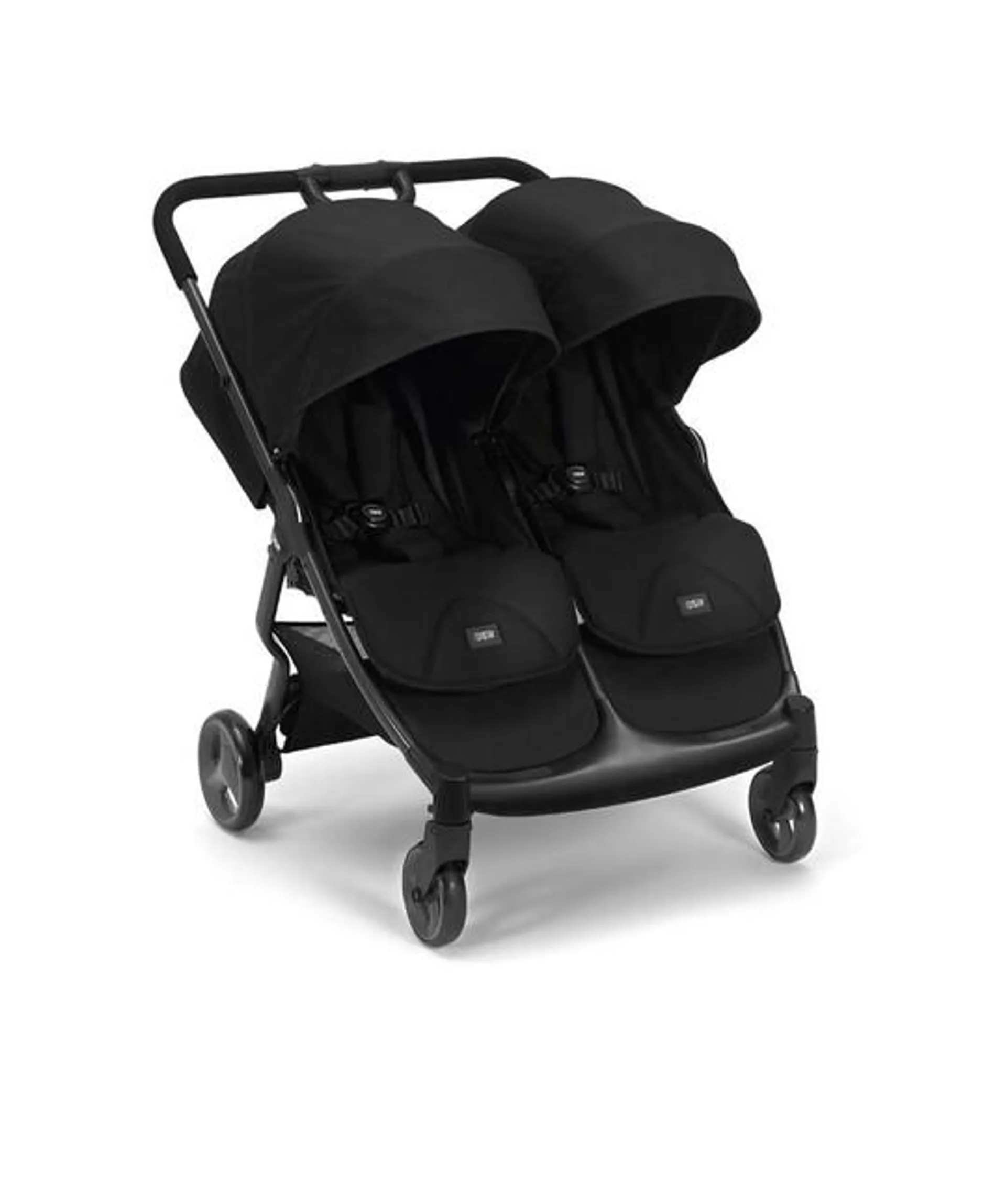 Armadillo Twin Folding Pushchair - Black Jack